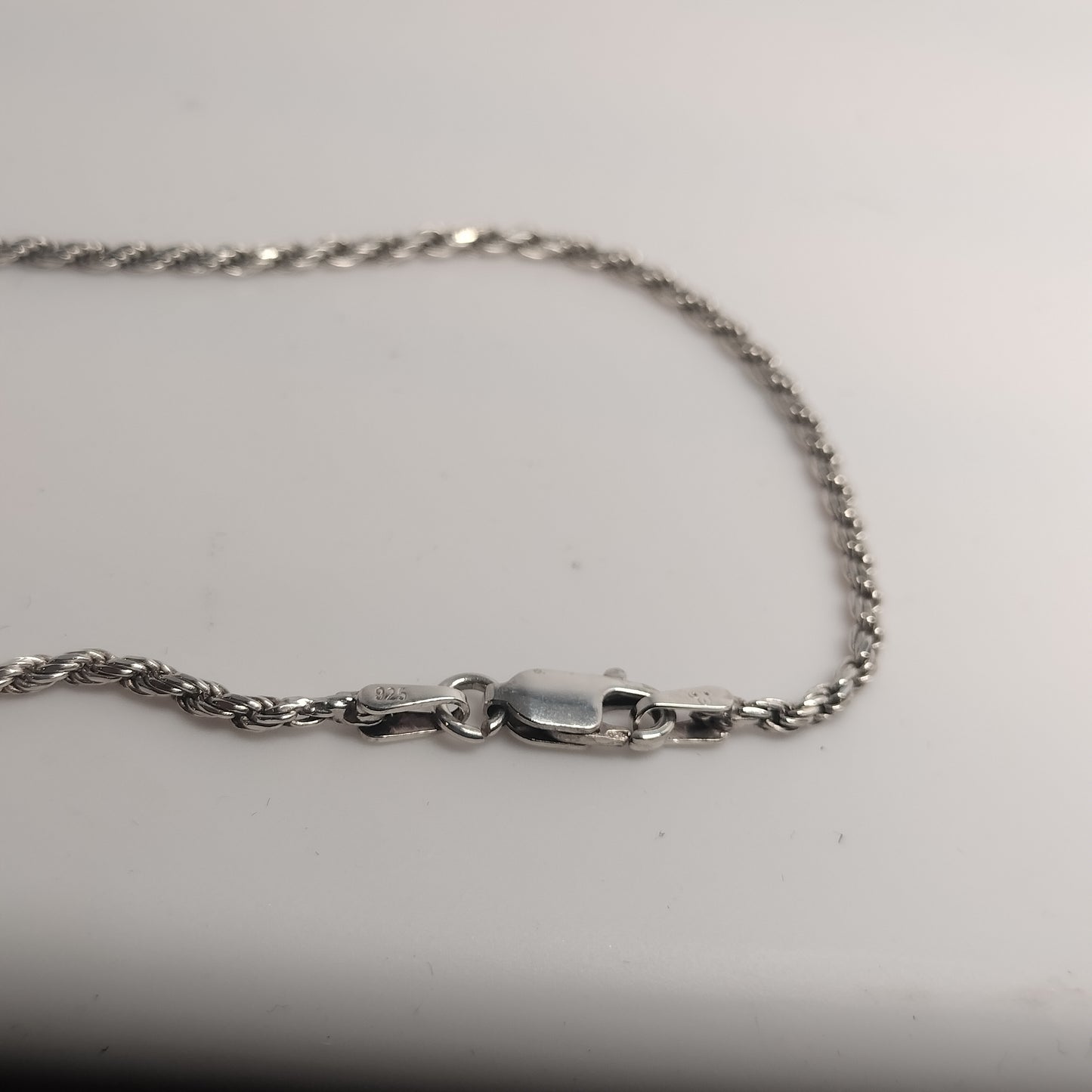 Sterling Silver Rope Bracelet