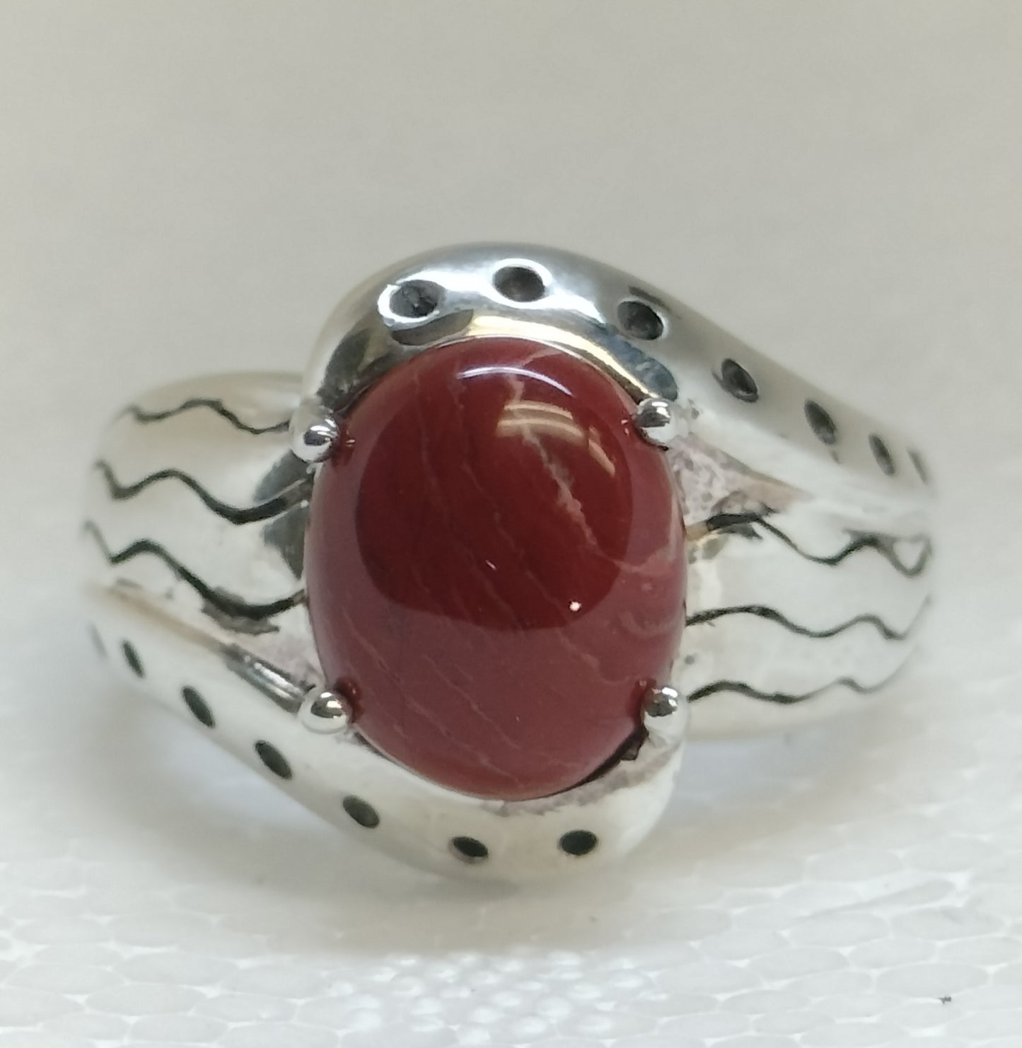 Sterling Silver Jasper Ring