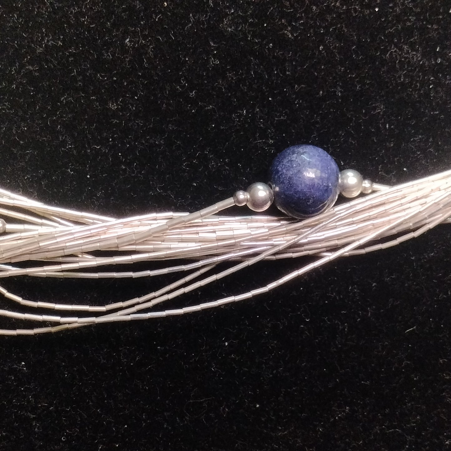Liquid Sterling Silver Bead Necklace