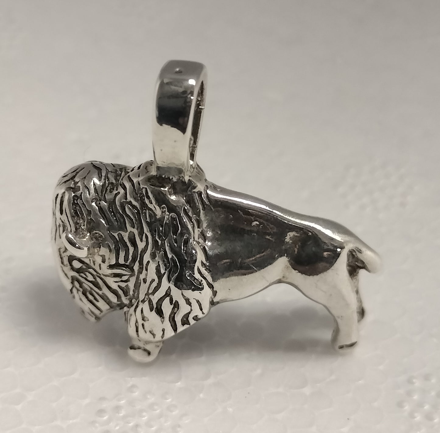 Sterling Silver Buffalo Pendant