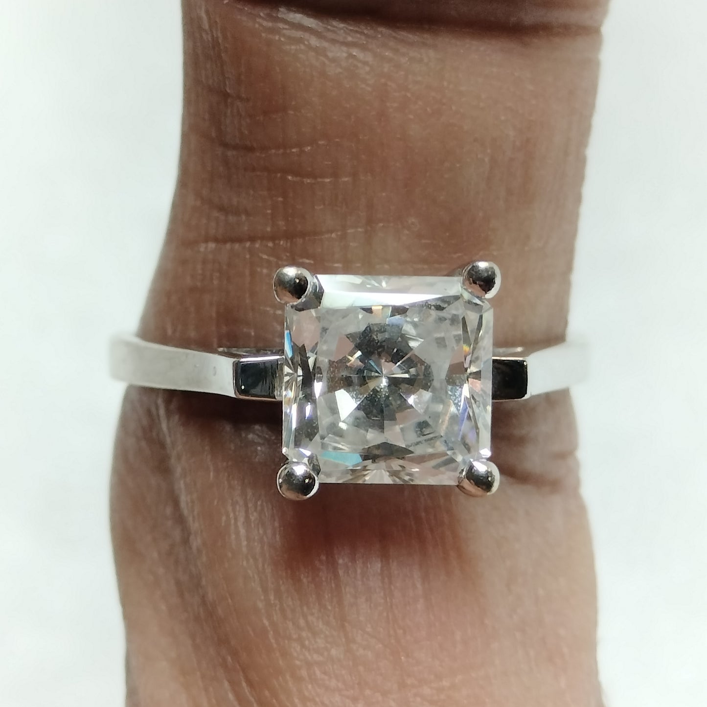 Sterling Silver Cubic Zirconia Ring