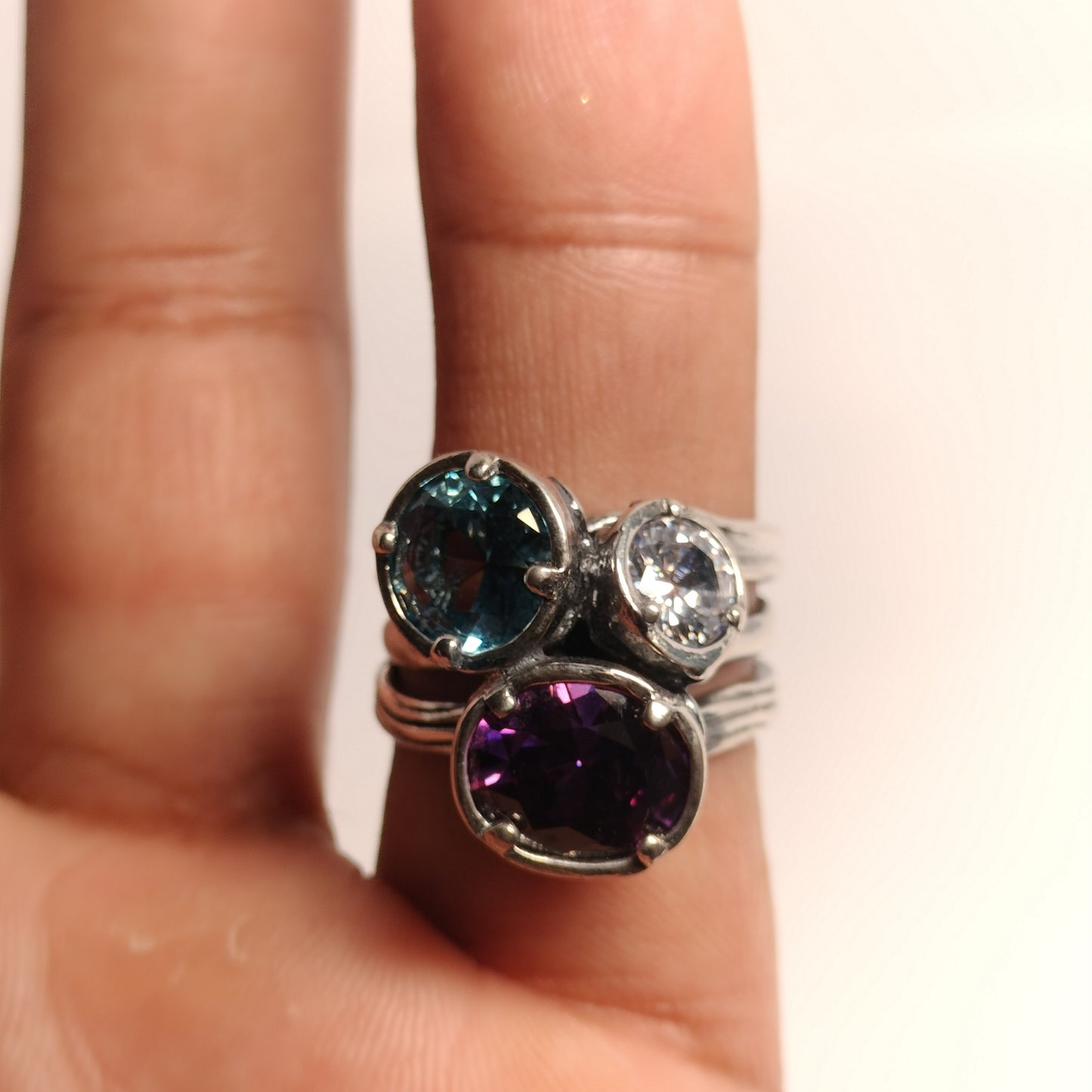 Sterling Silver Cubic Zirconia Ring