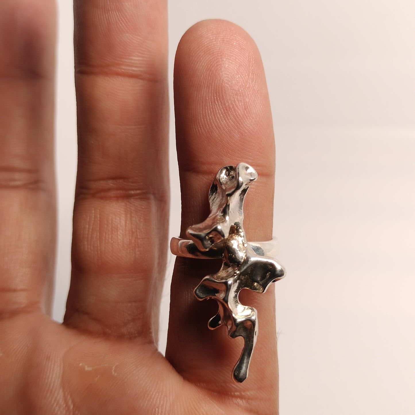 Sterling Silver Freeform Ring