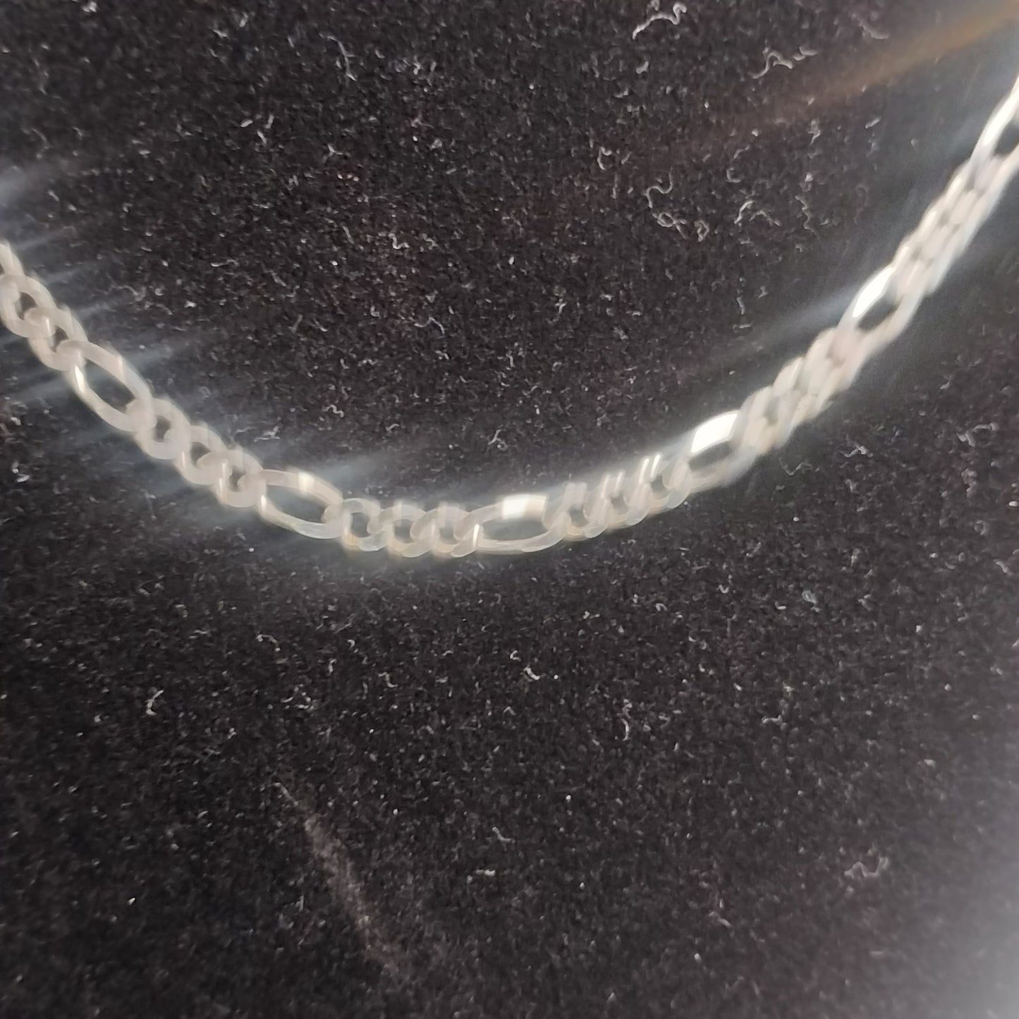 Sterling Silver Figaro Chain
