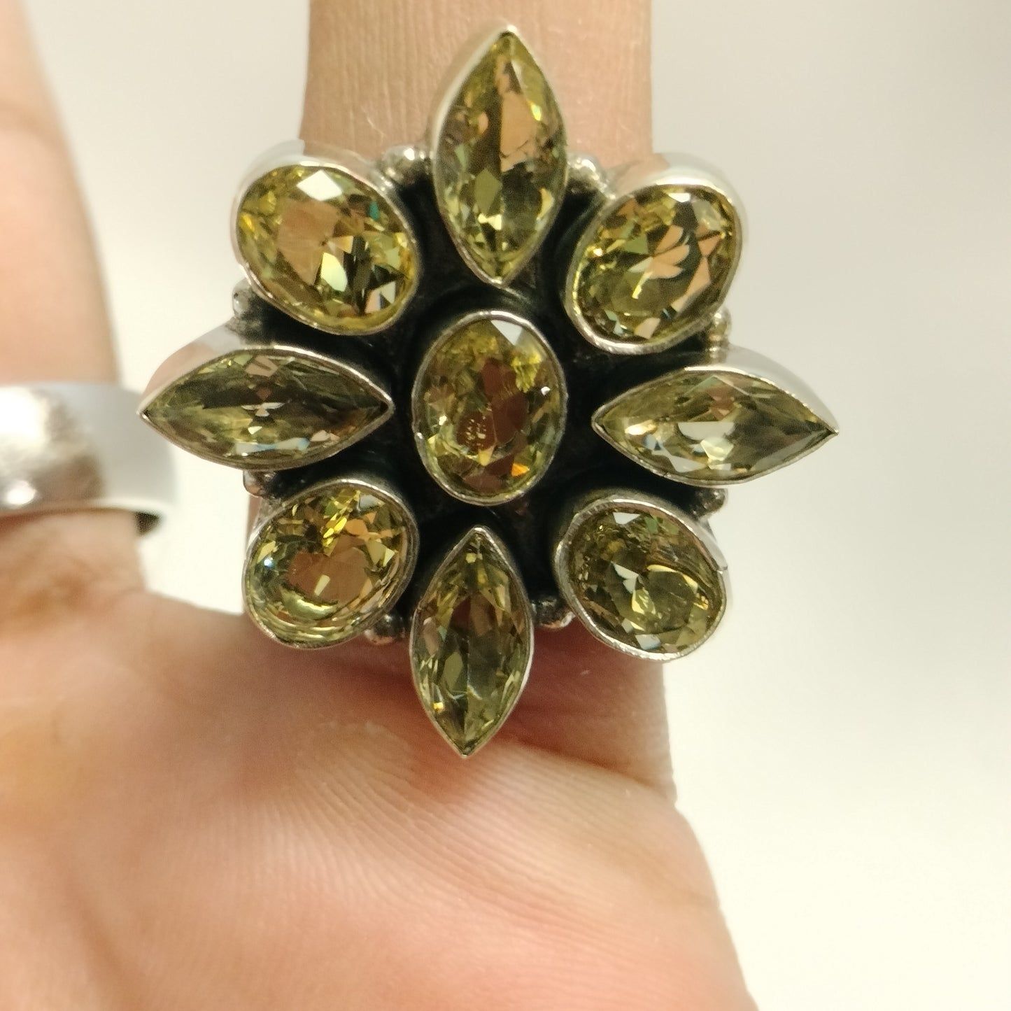 Sterling Silver Lemon Quartz Ring
