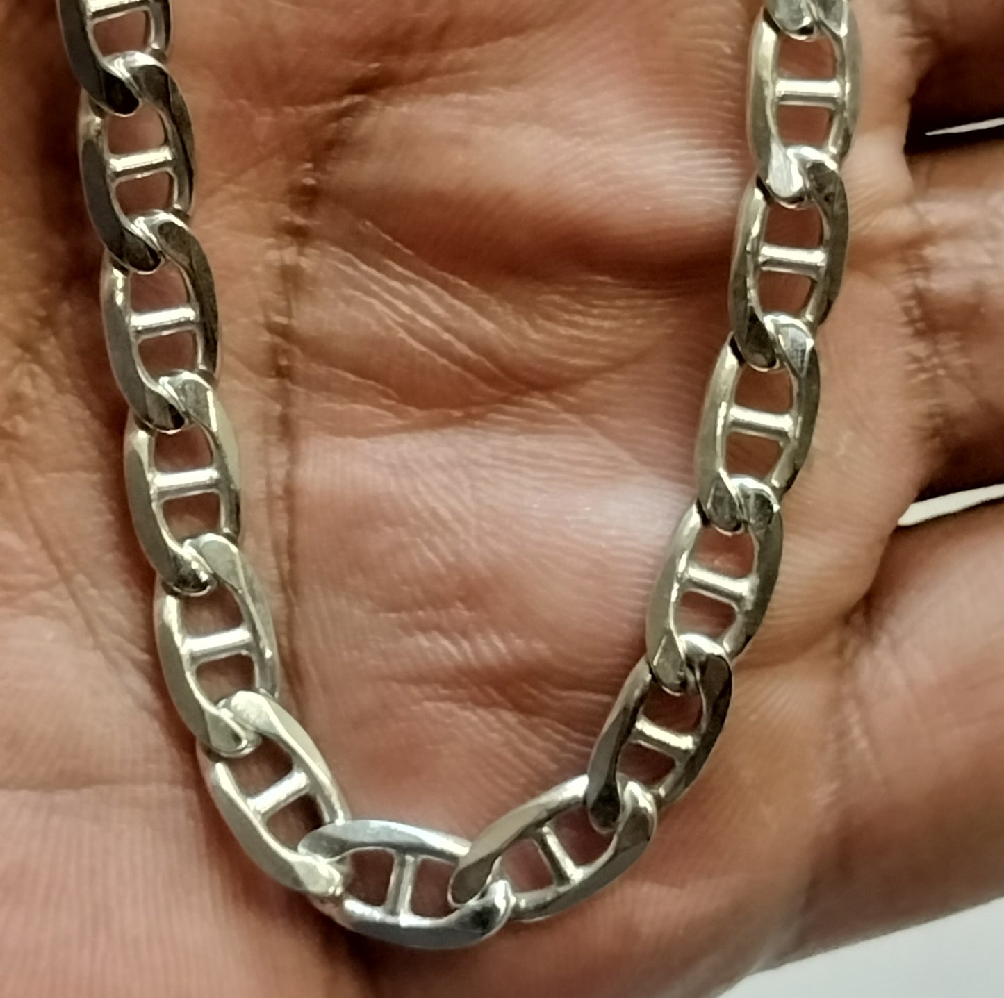 Sterling Silver Mariner Link Chain