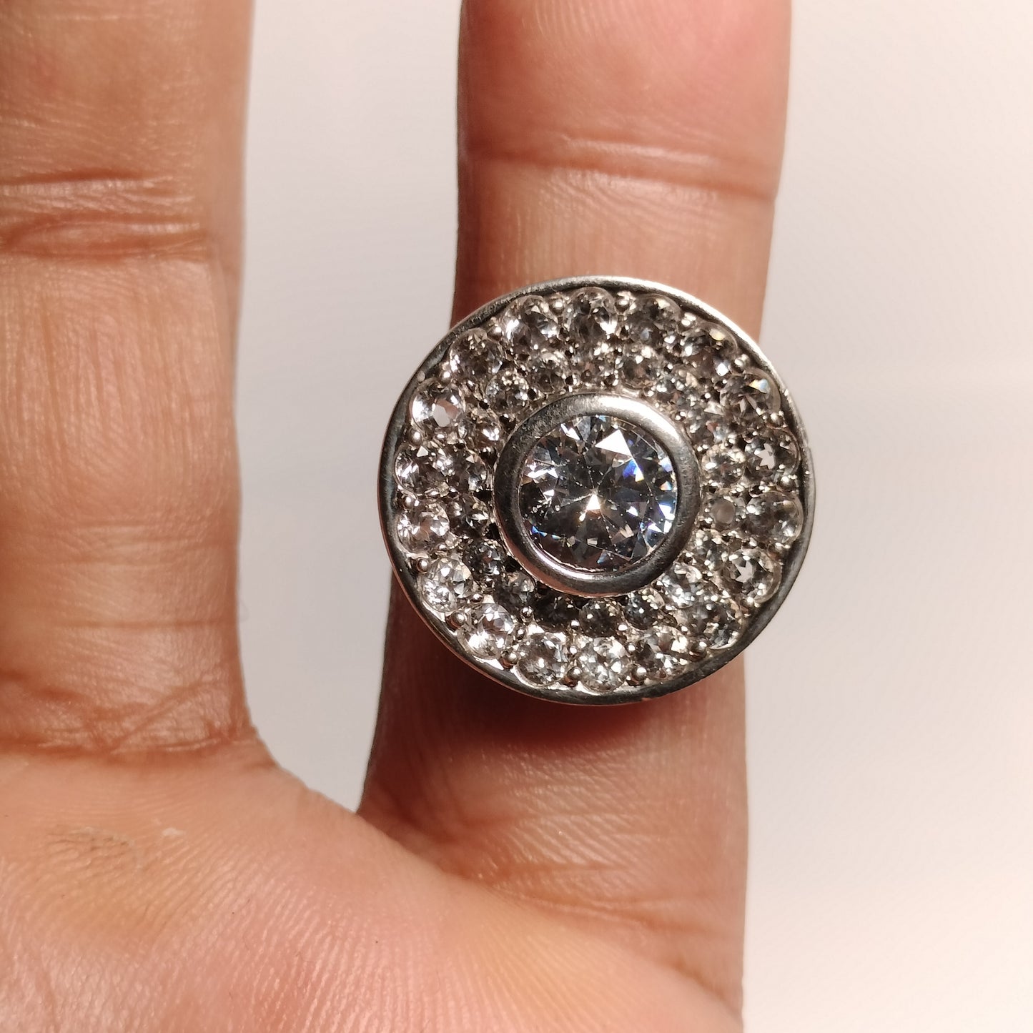 Sterling Silver Cubic Zirconia Ring