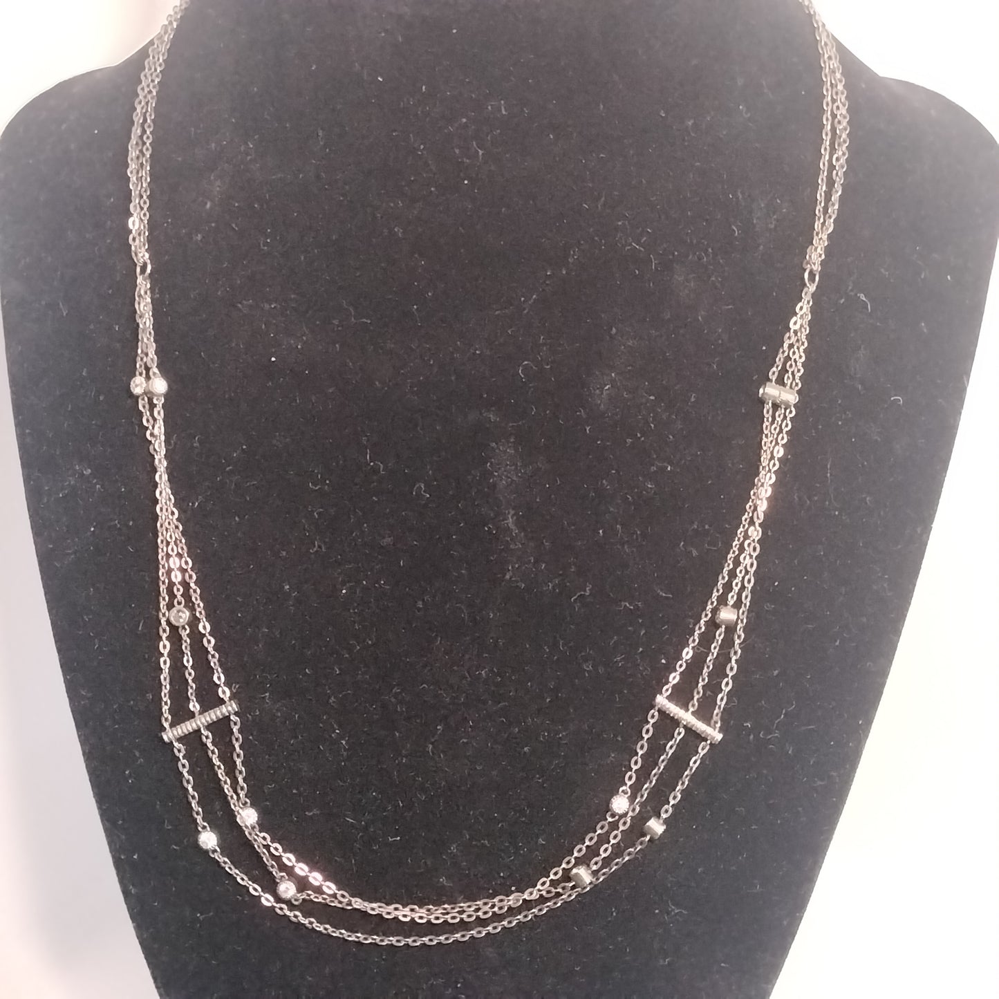 Sterling Silver Cubic Zirconia Necklace