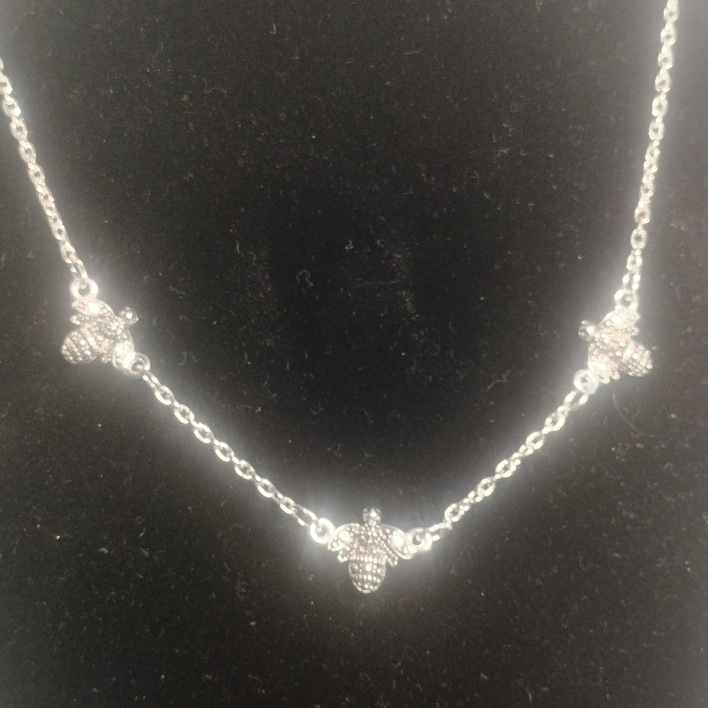Sterling Silver Bee Necklace