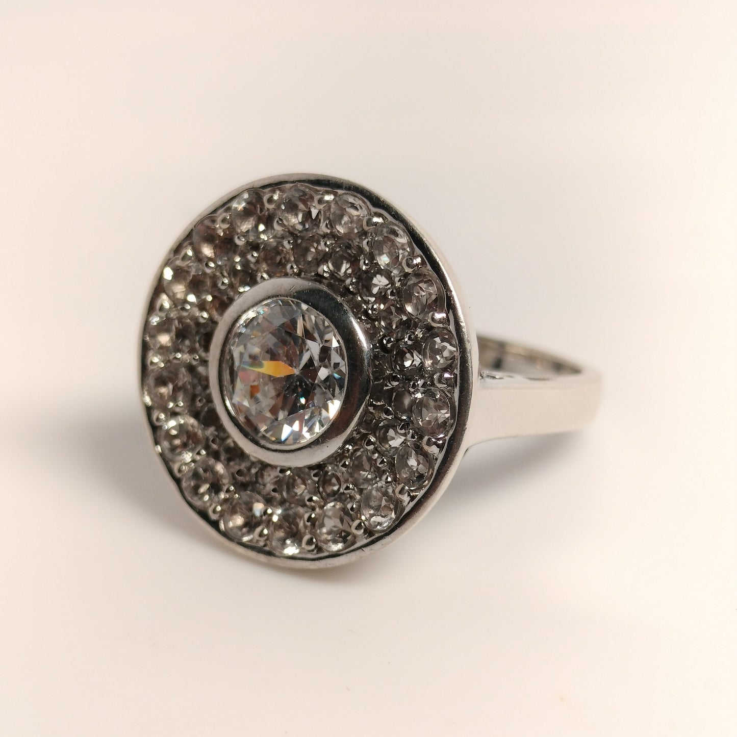 Sterling Silver Cubic Zirconia Ring