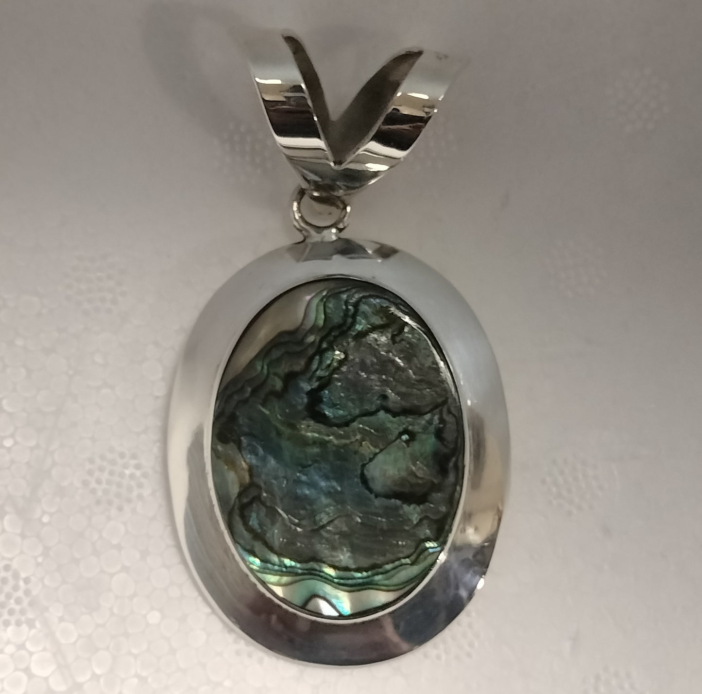 Sterling Silver Abalone Pendant