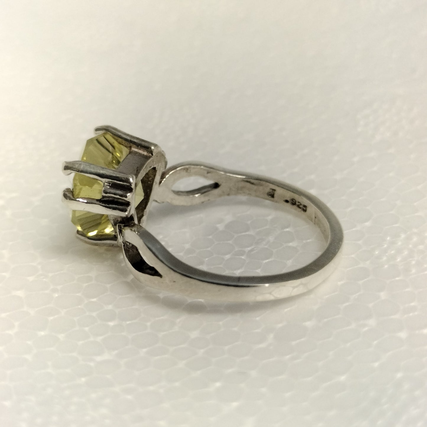 Sterling Silver Lemon Quartz Ring