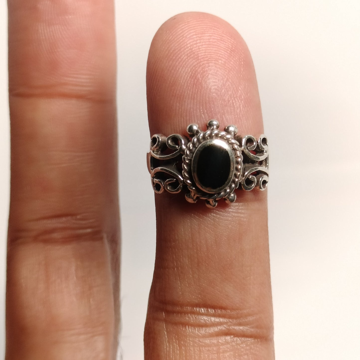Sterling Silver Black Onyx Ring