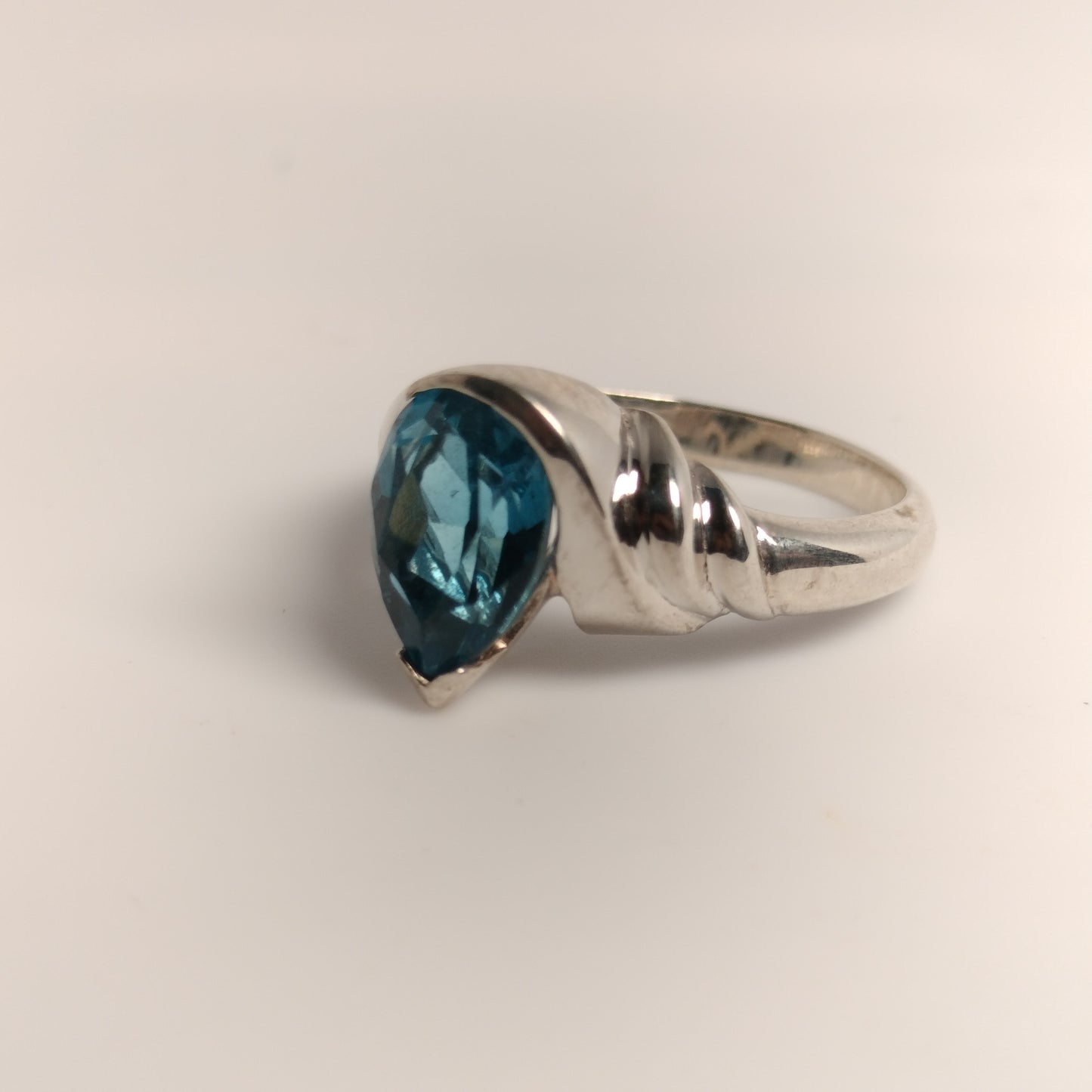 Sterling Silver Blue Topaz Ring