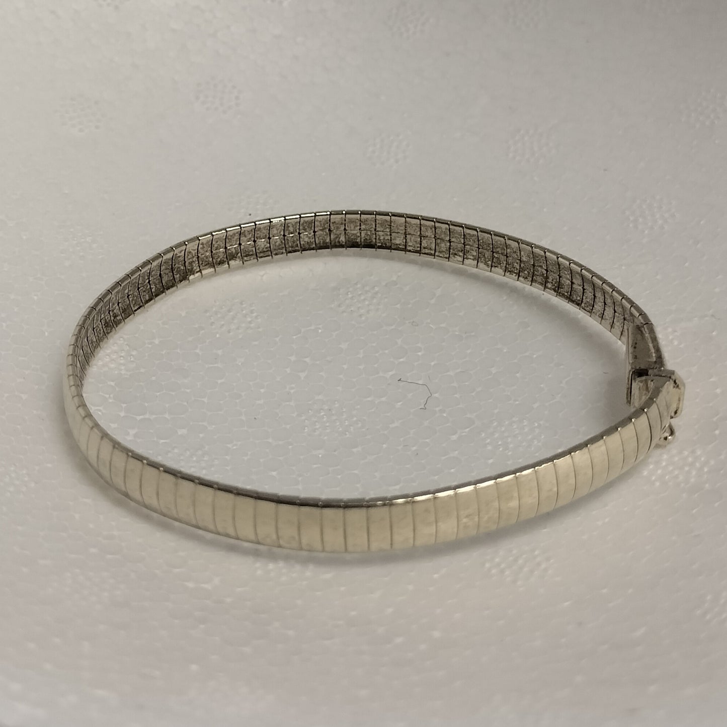 Sterling Silver Gold Plated Omega Bracelet