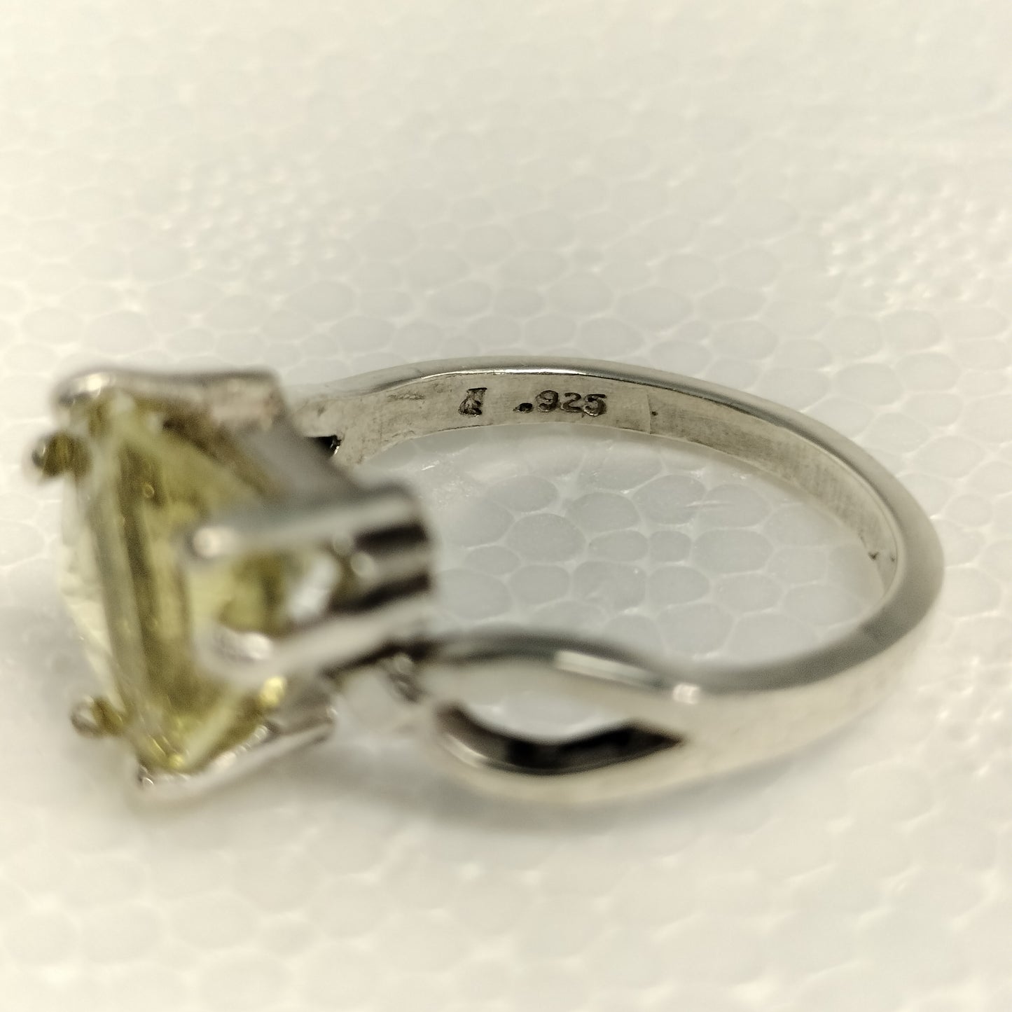 Sterling Silver Lemon Quartz Ring