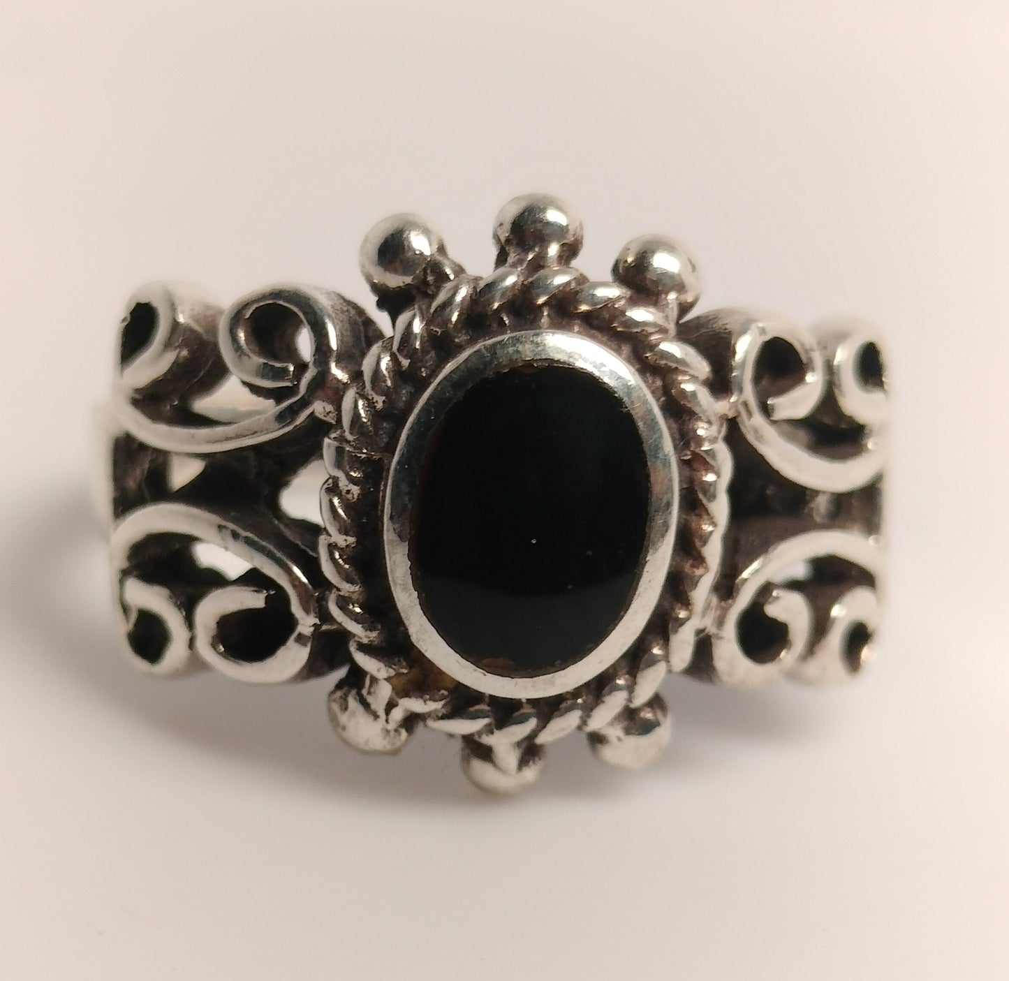 Sterling Silver Black Onyx Ring