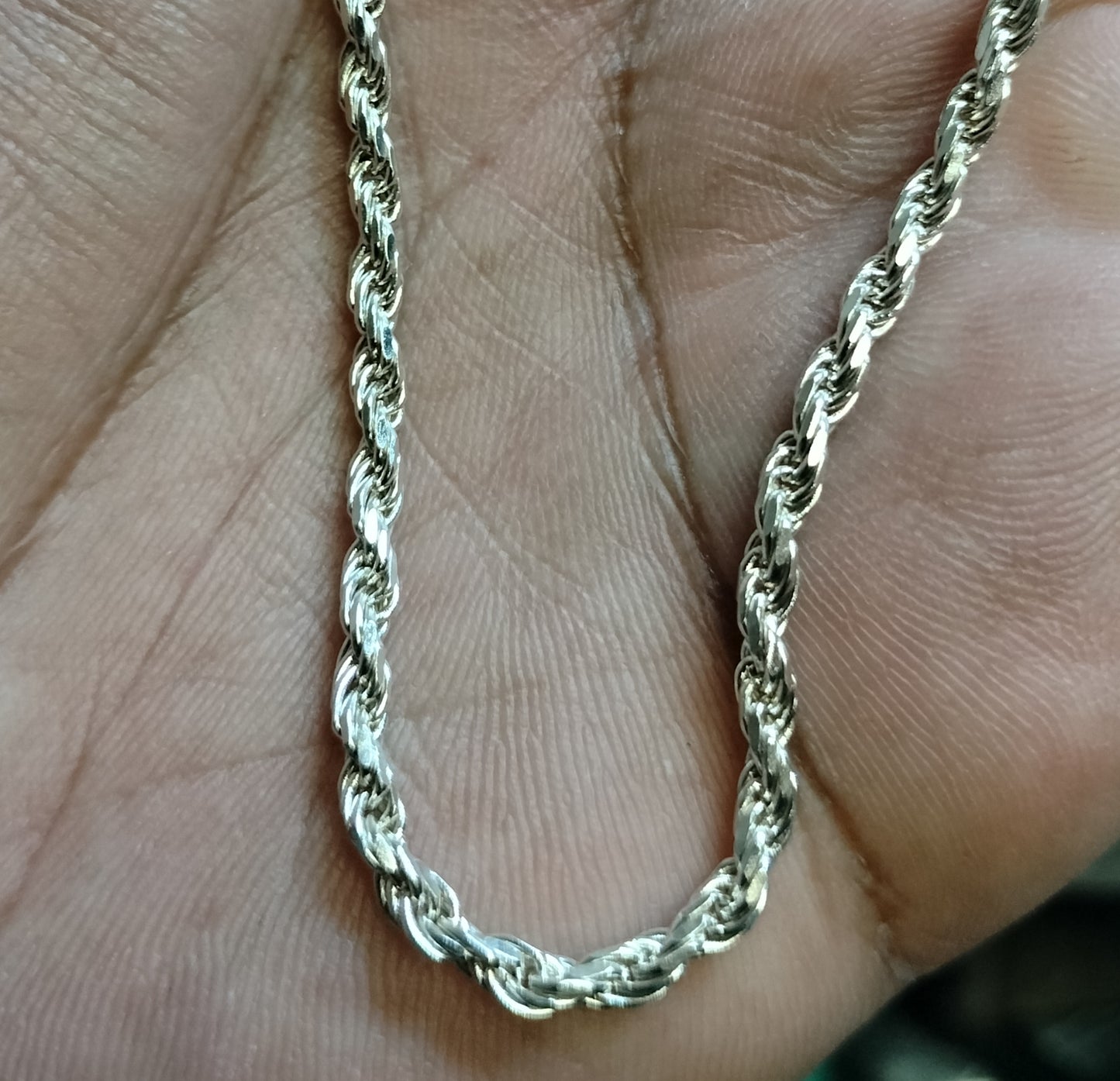 Sterling Silver Rope Chain