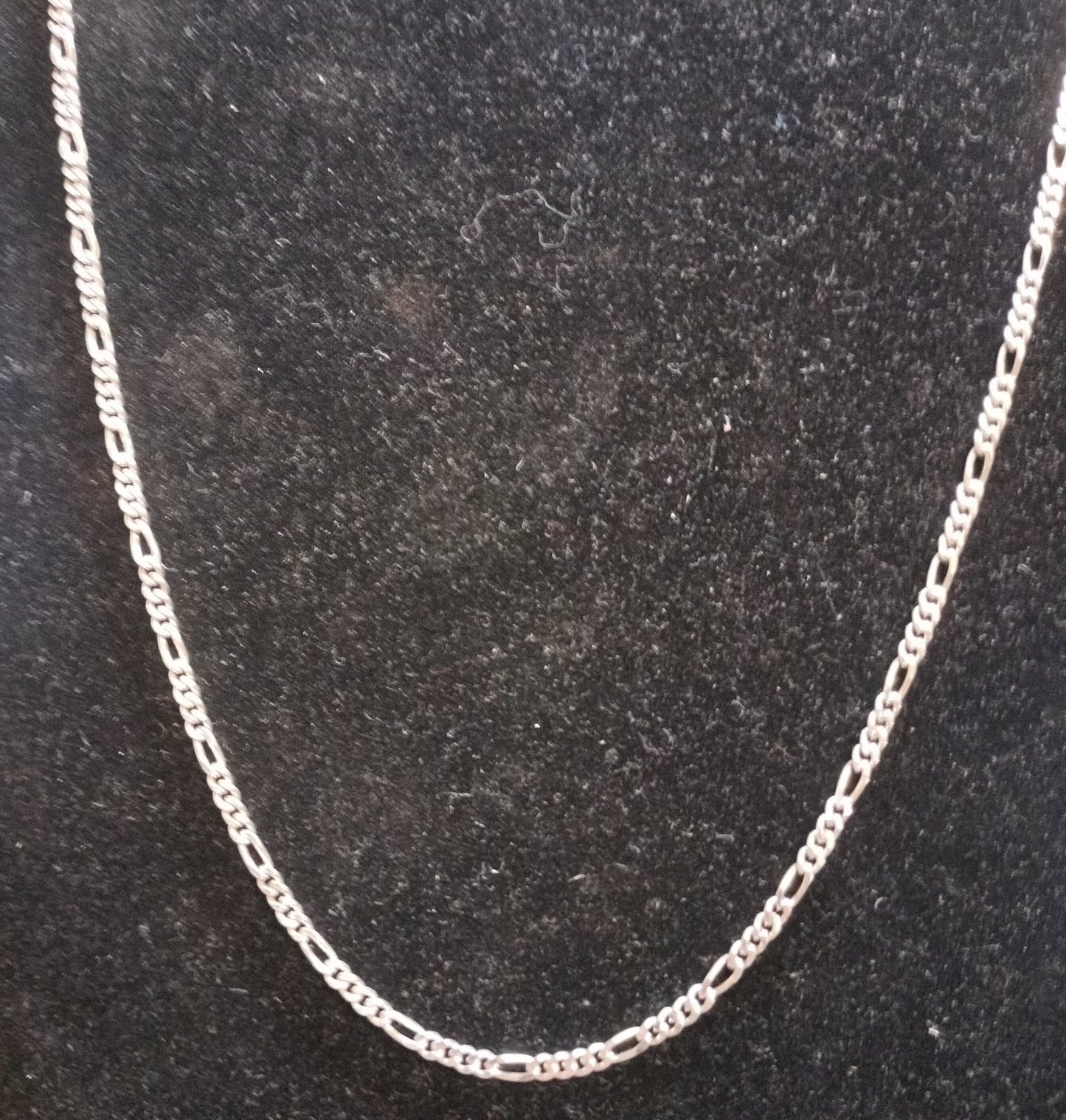 Sterling Silver Figaro Chain