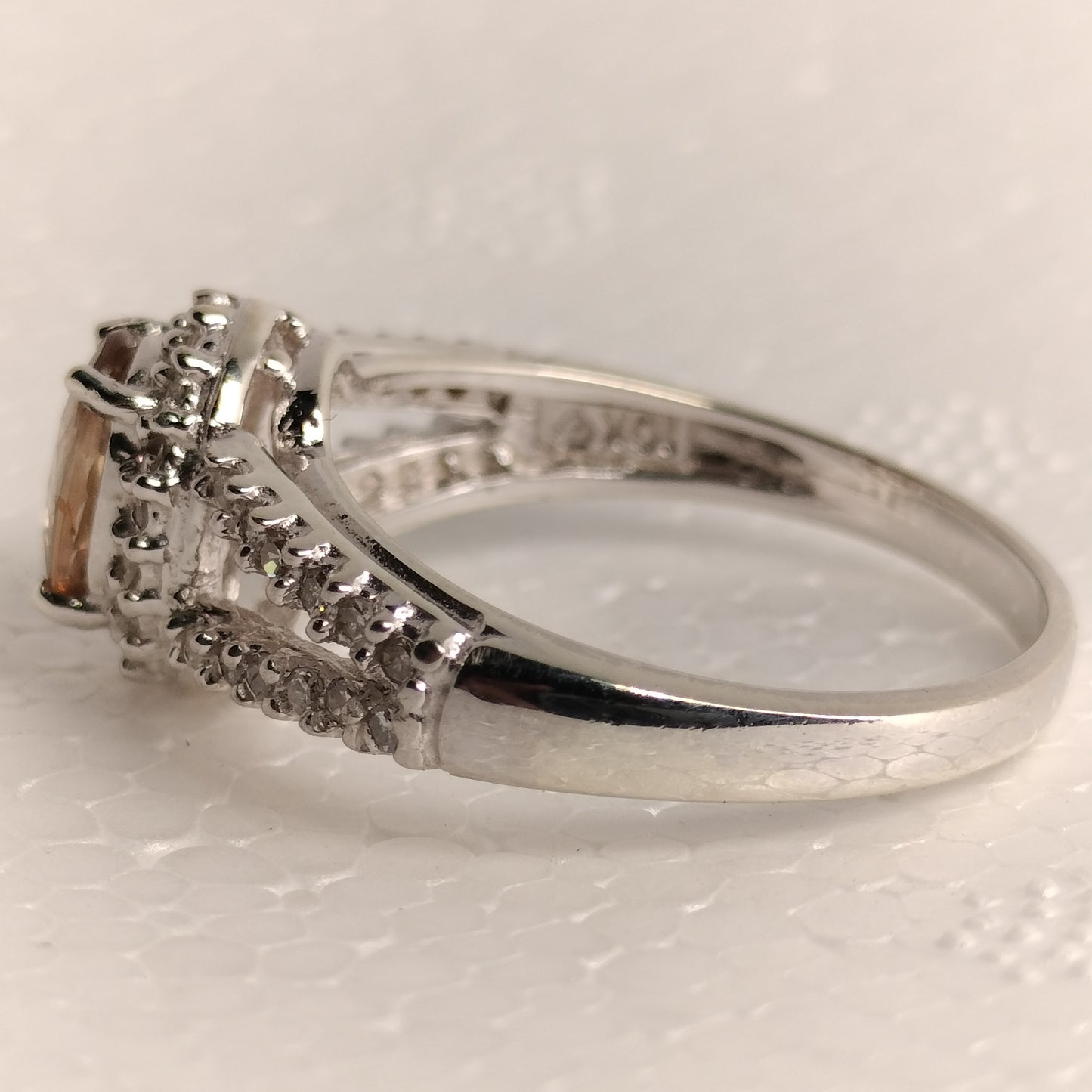 10K Gold Sapphire and Diamond Ring