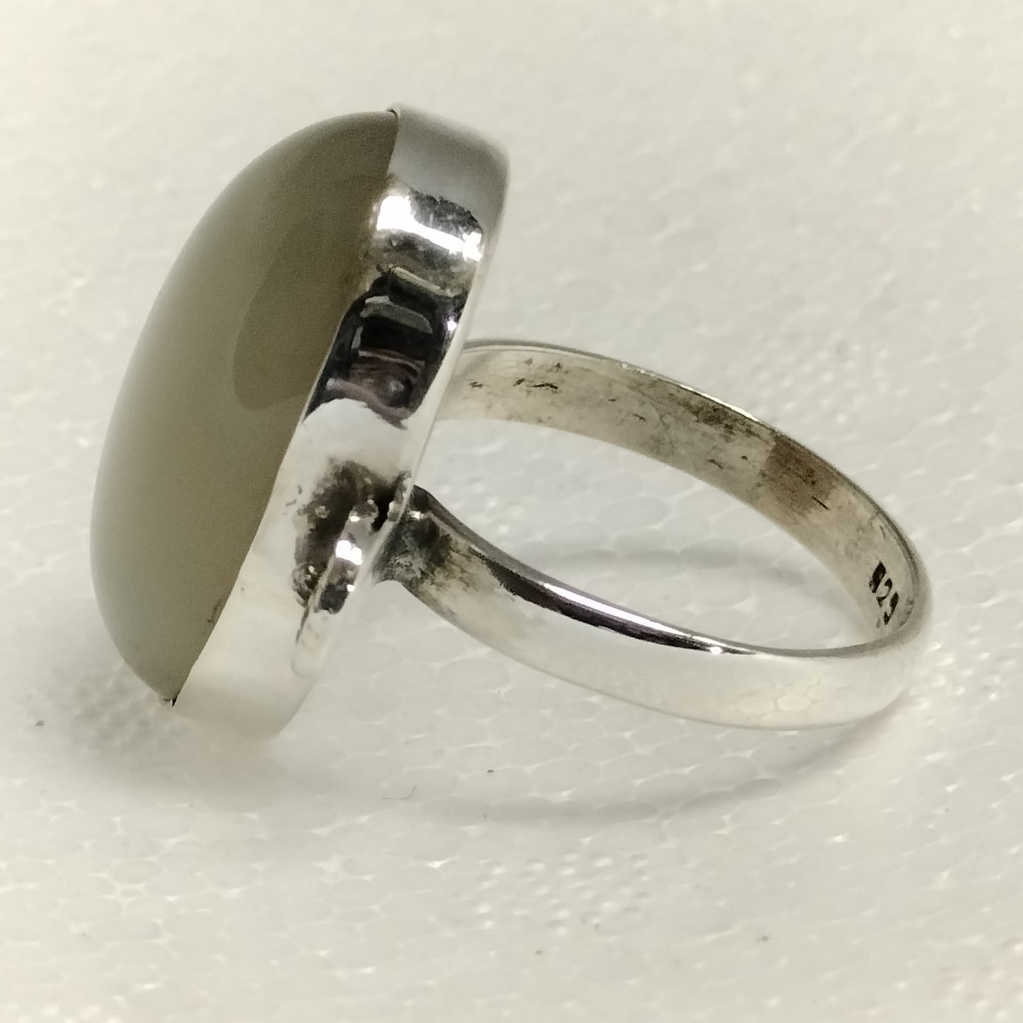 Sterling Silver Agate Ring