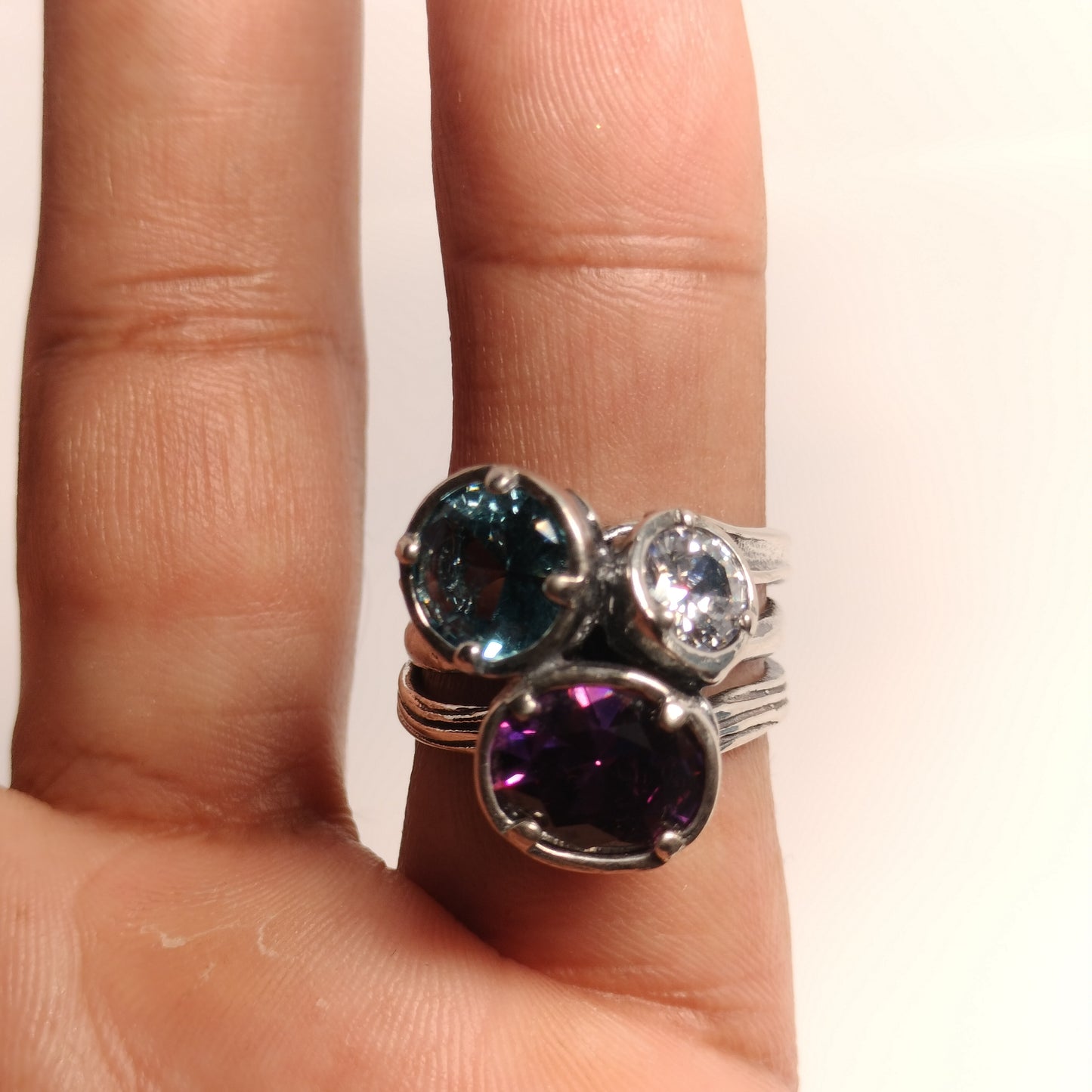 Sterling Silver Cubic Zirconia Ring