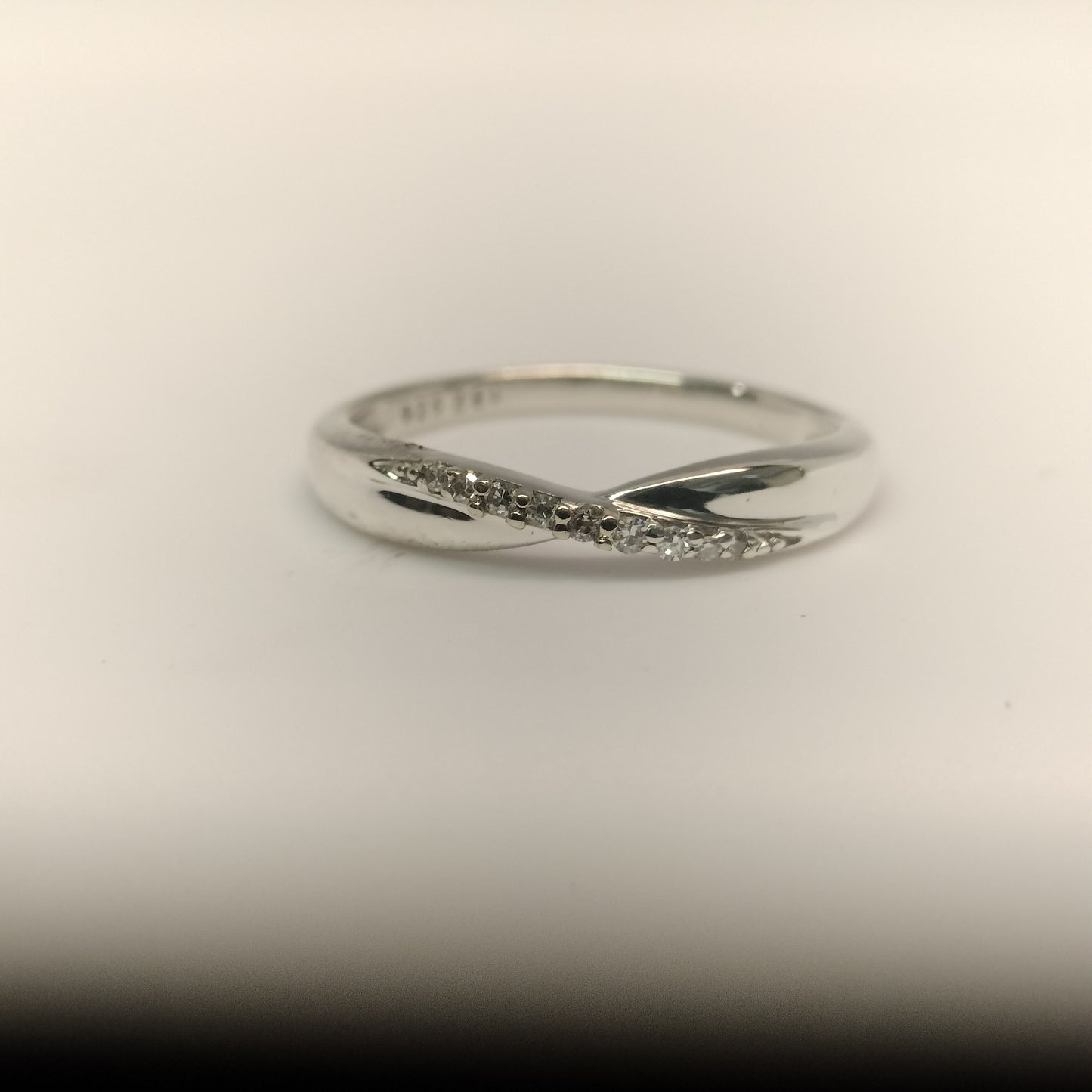Sterling Silver and Diamond Band