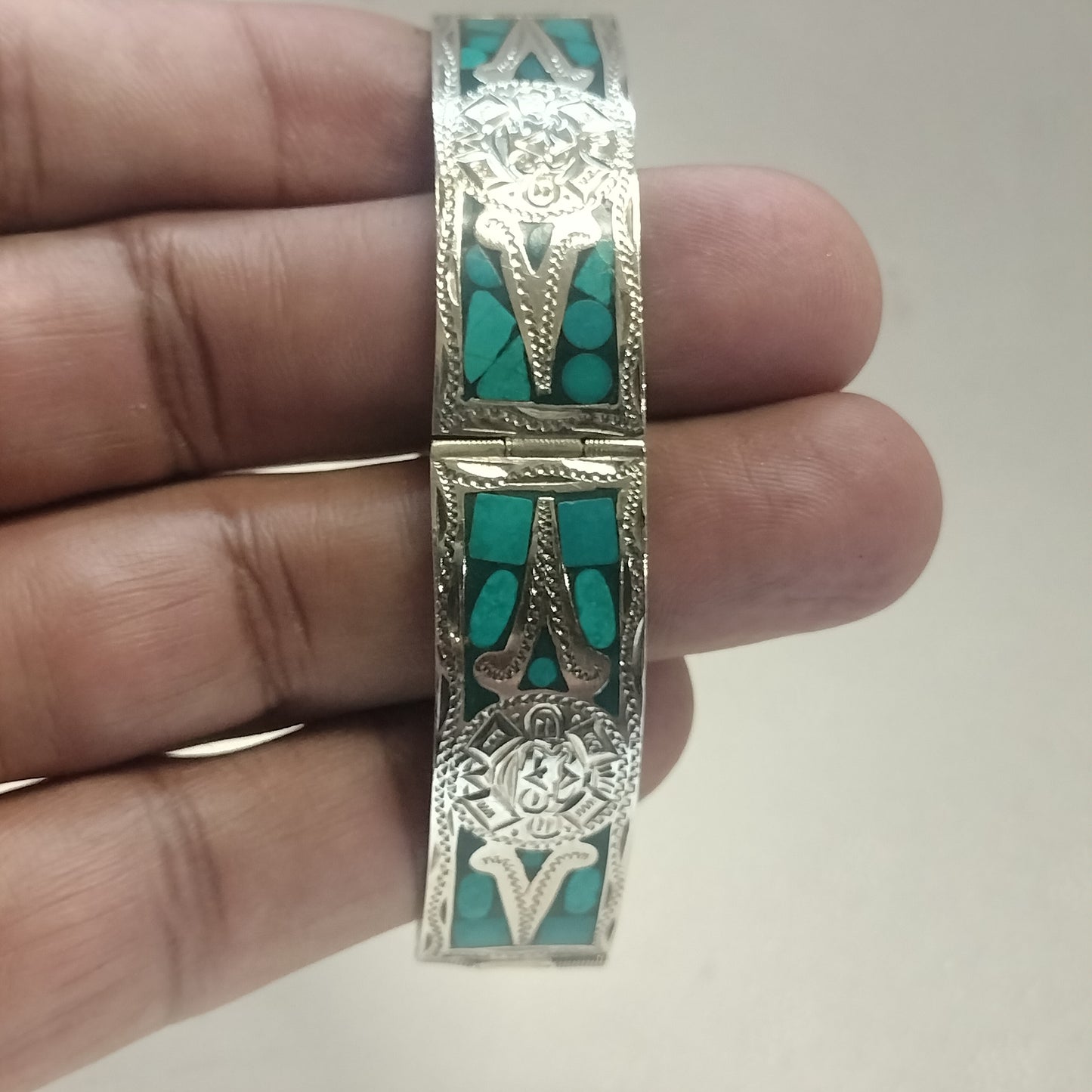 Sterling Silver Turquoise Bracelet