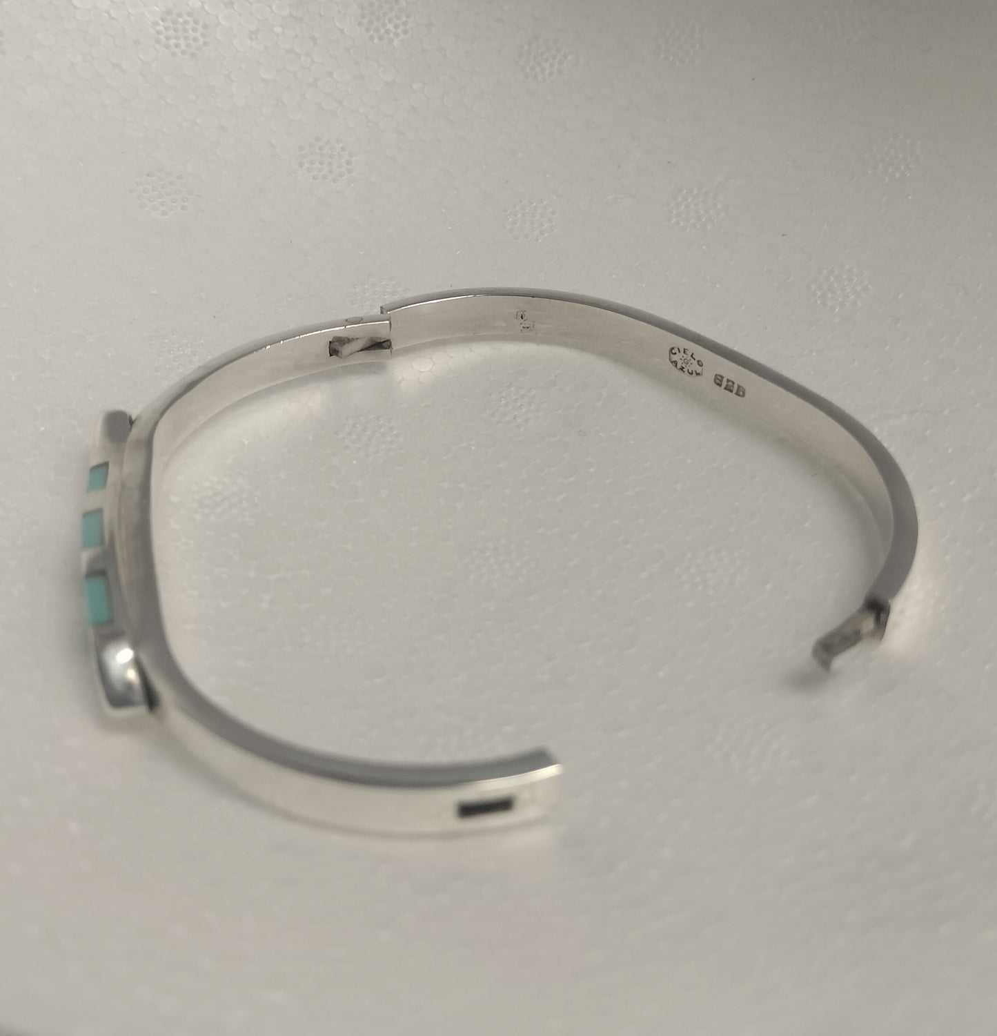 Sterling Silver Turquoise Fish Bracelet