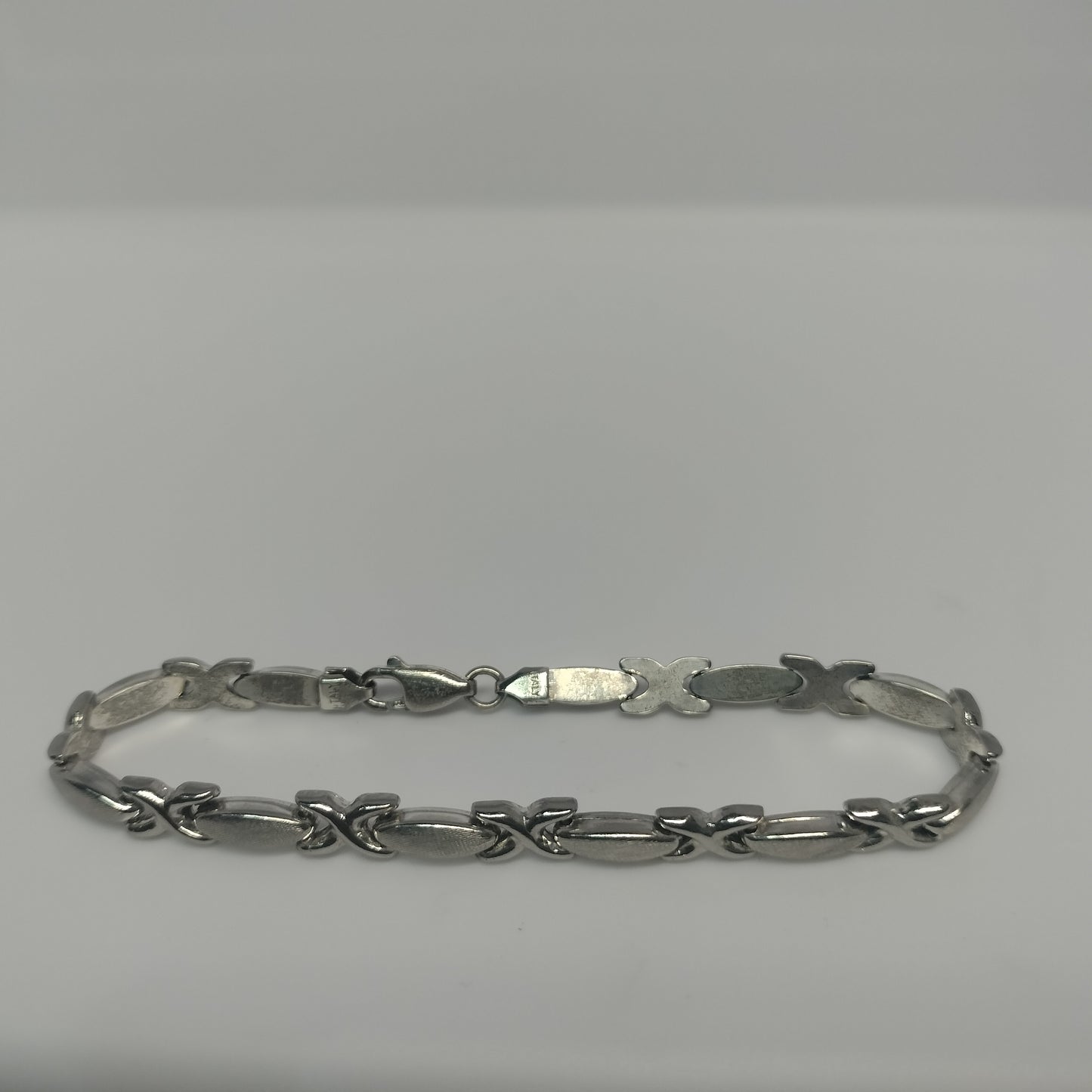 Sterling Silver Hugs and Kisses Bracelet