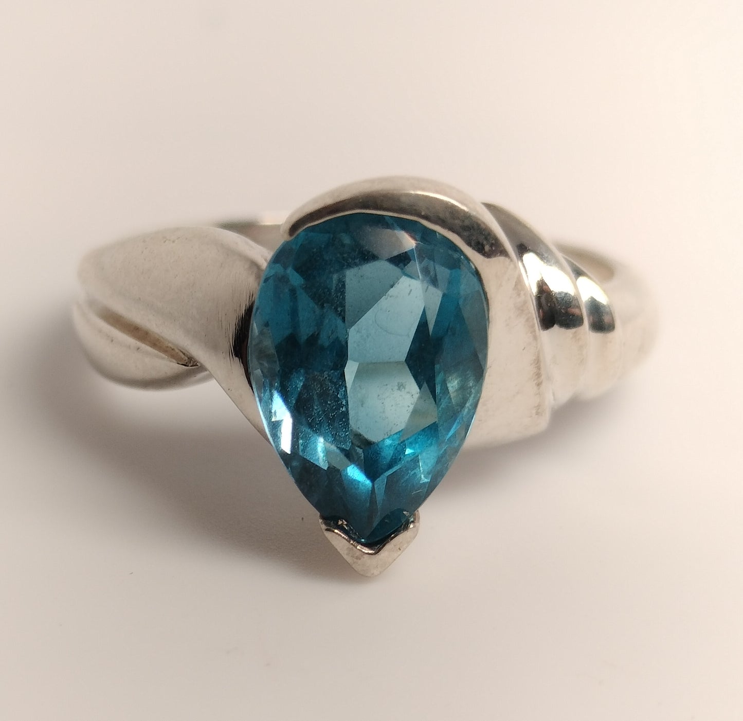 Sterling Silver Blue Topaz Ring