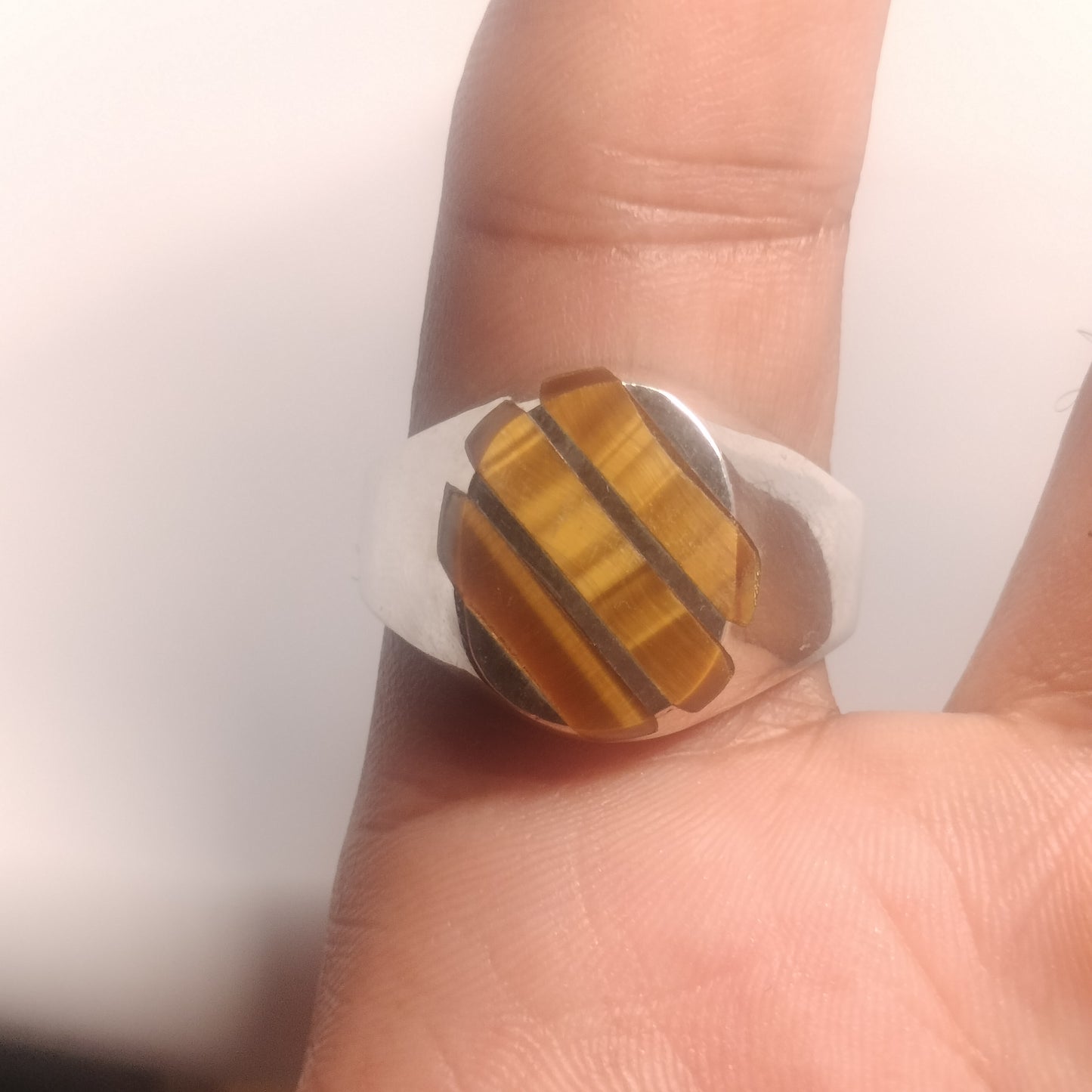Sterling Silver Tigereye Ring