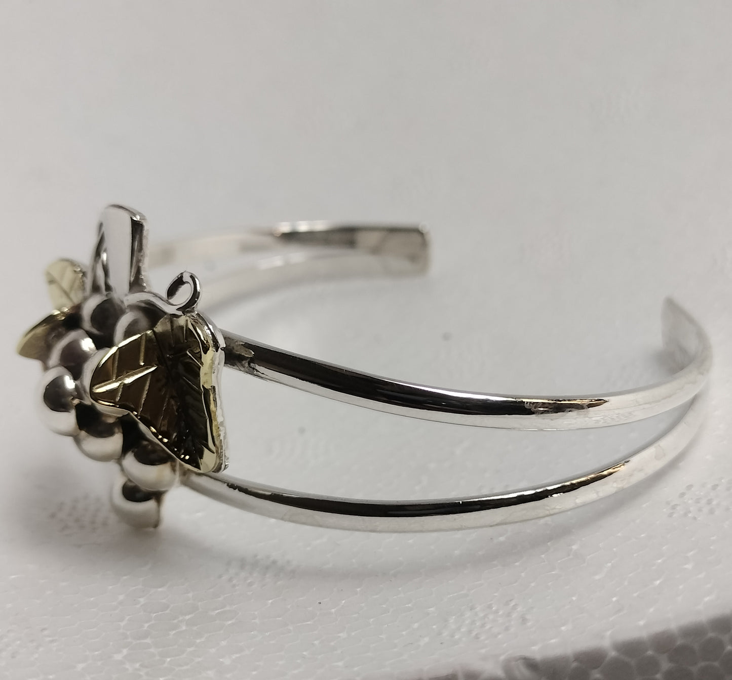Sterling Silver Grape Cluster Bracelet