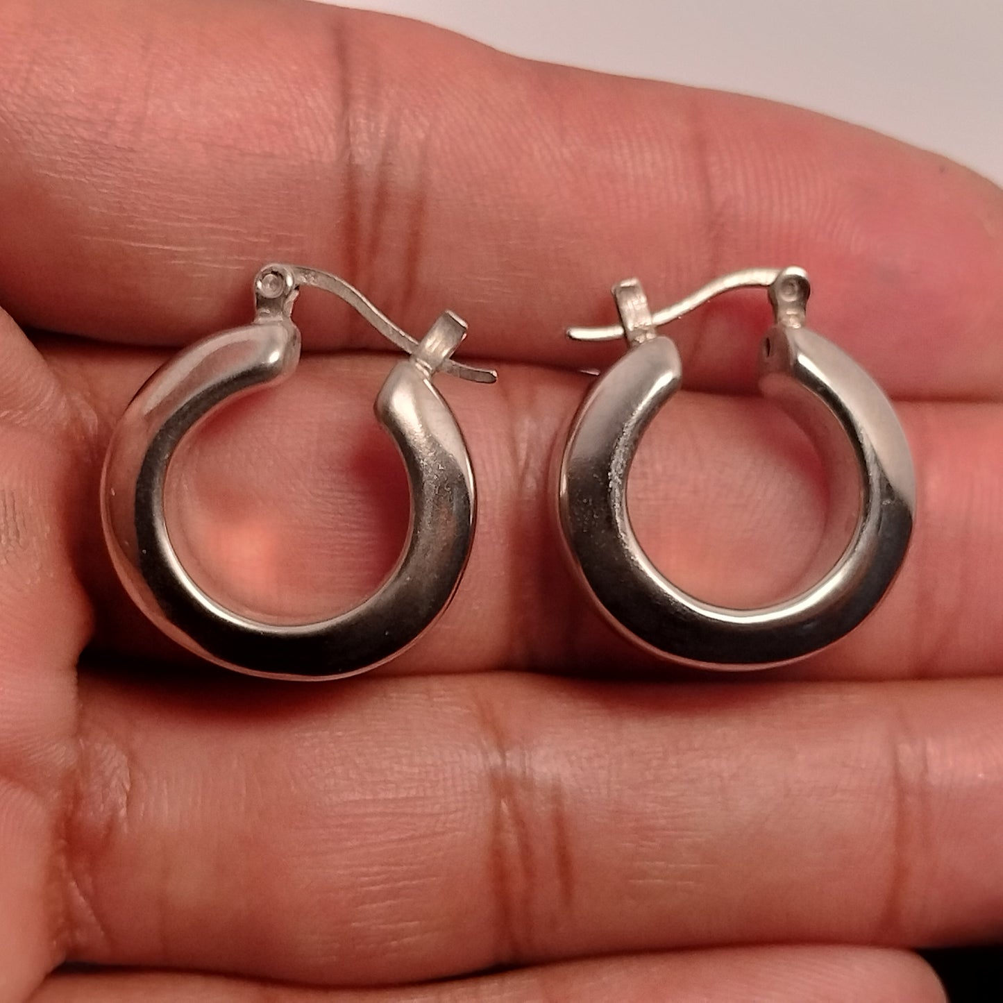 Sterling Silver Hoop Earrings