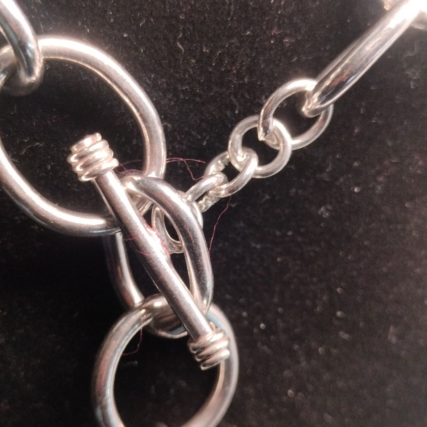 Sterling Silver Enamel Pendant and Necklace