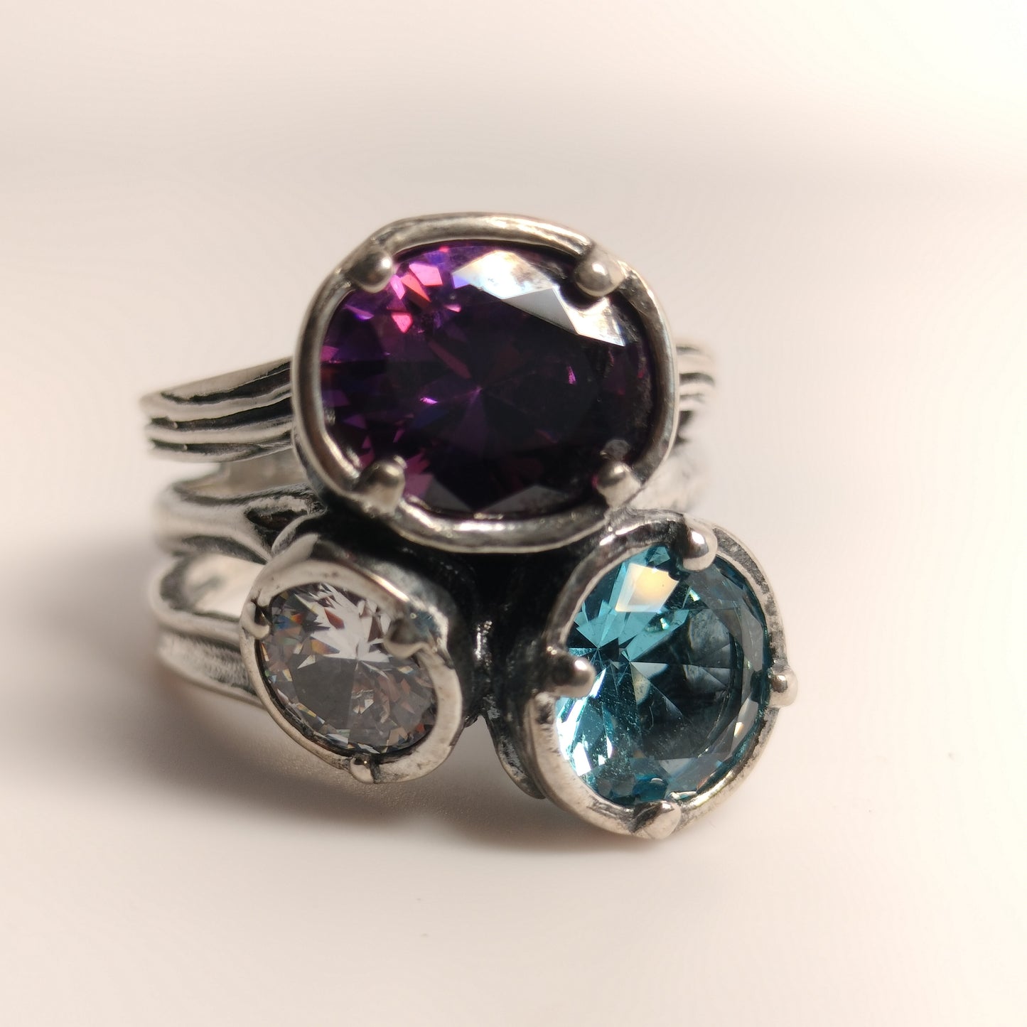 Sterling Silver Cubic Zirconia Ring