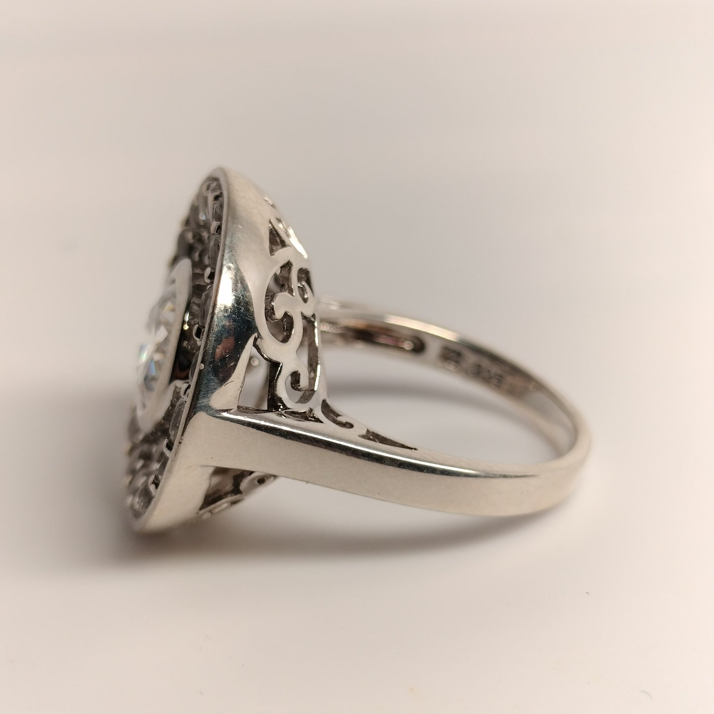 Sterling Silver Cubic Zirconia Ring