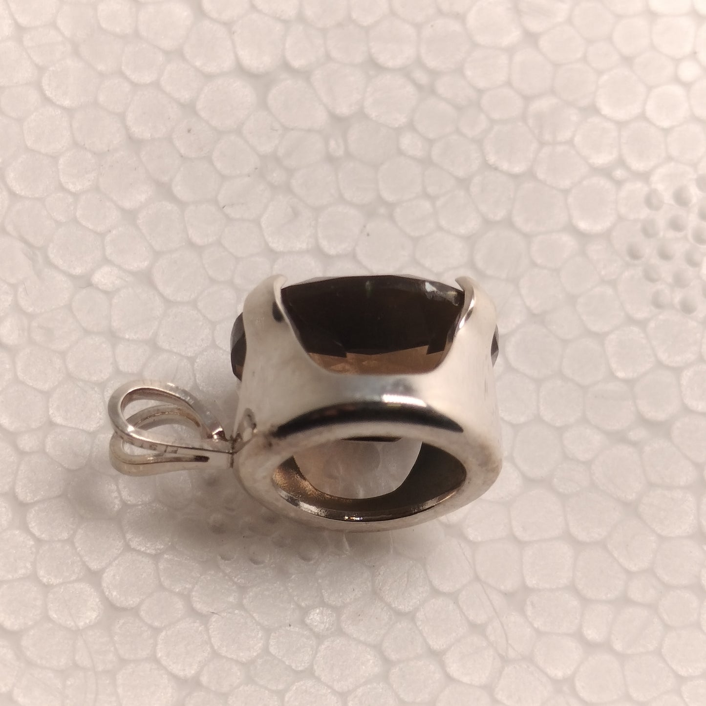 Sterling Silver Smokey Quartz Pendant