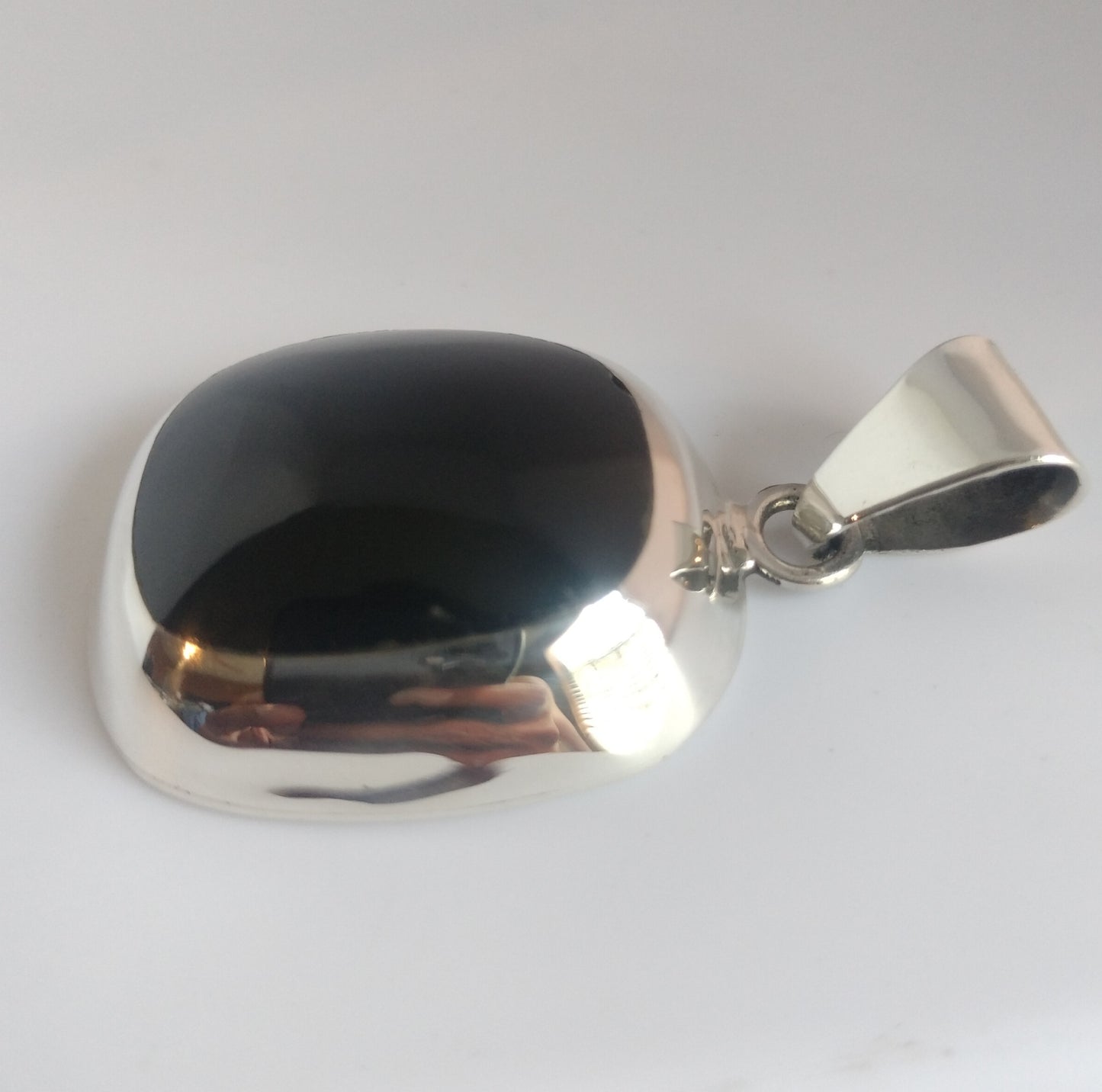 Sterling Silver Onyx Pendant