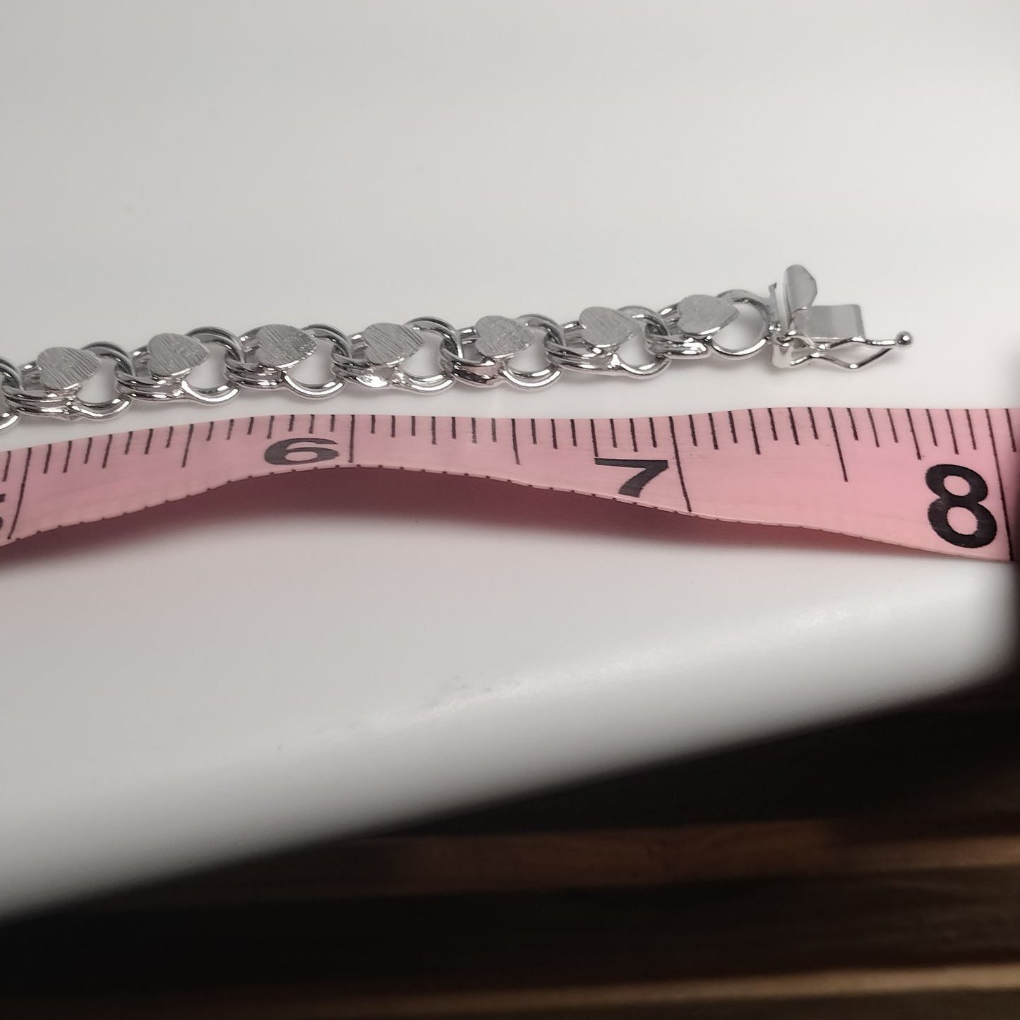 Sterling Silver Heart Bracelet
