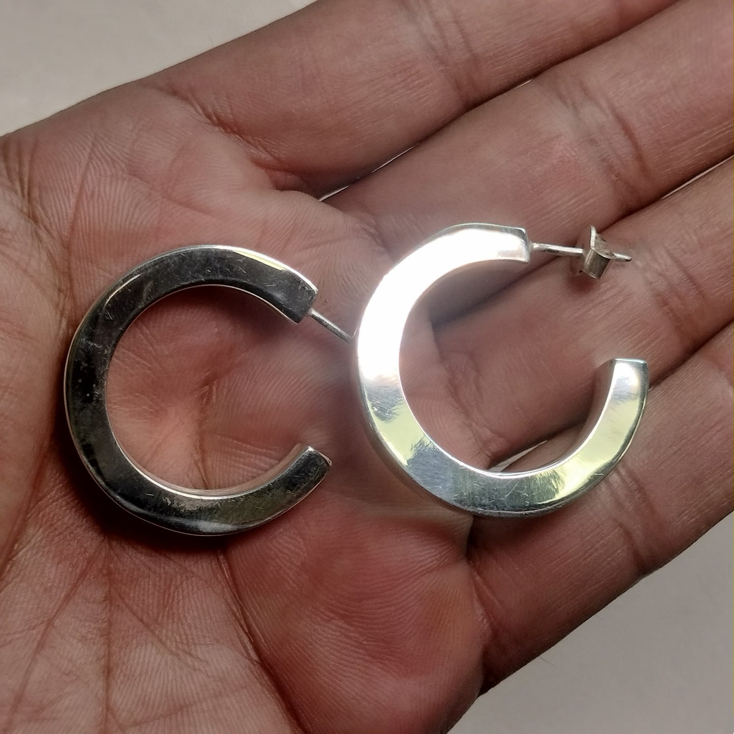 Sterling Silver Hoop Earrings