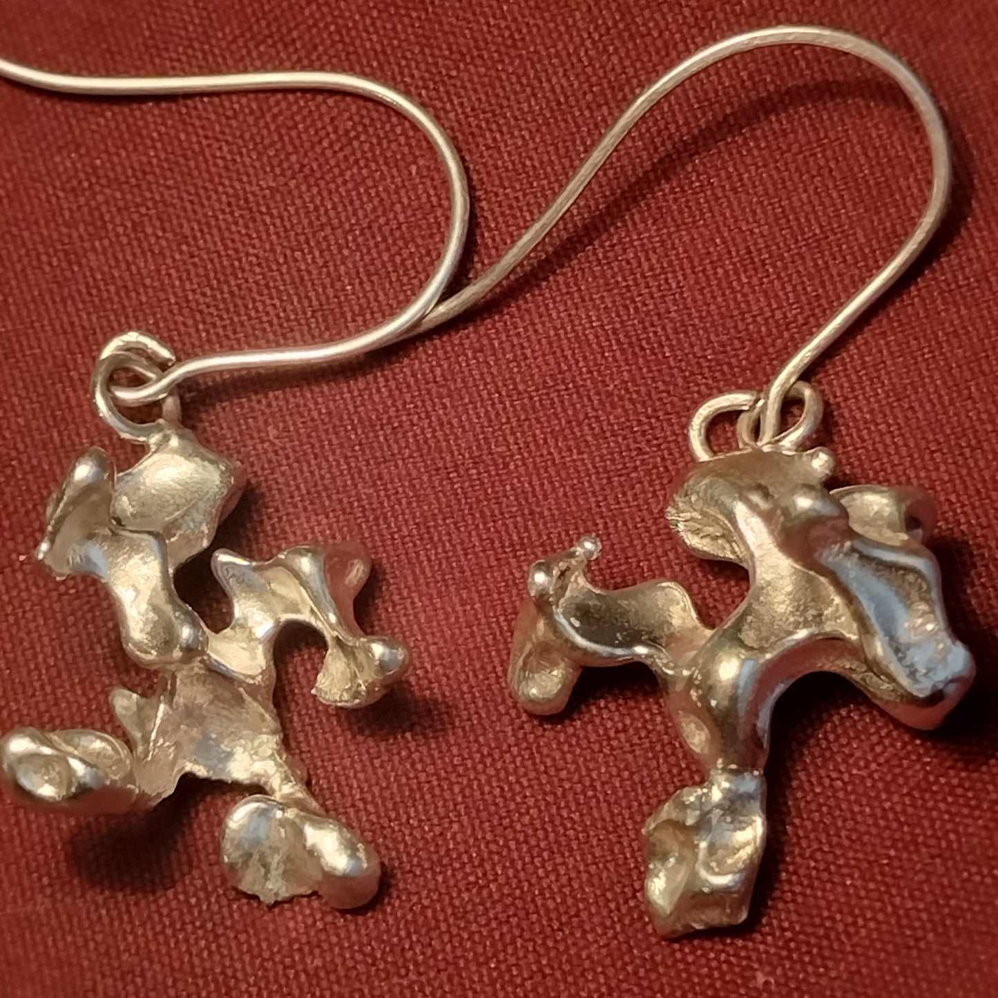 Sterling Silver Freeform Earrings