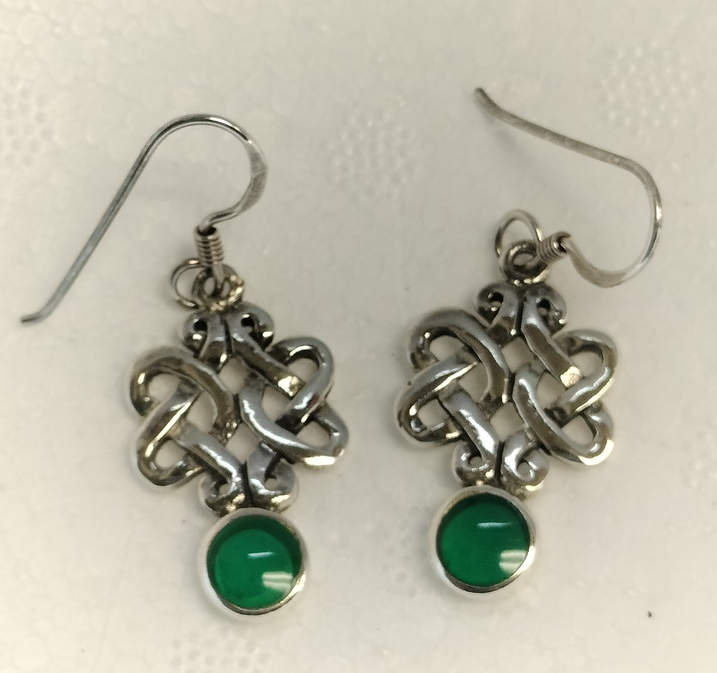 Sterling Silver and Resin Earrings