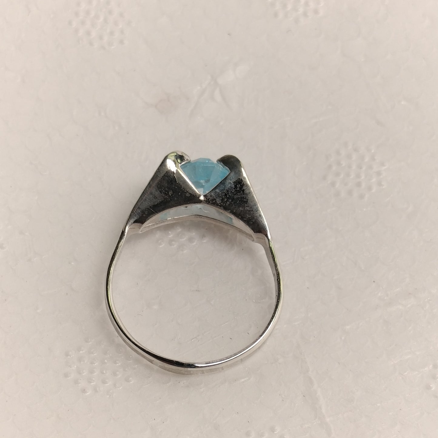 Sterling Silver Blue Topaz Ring