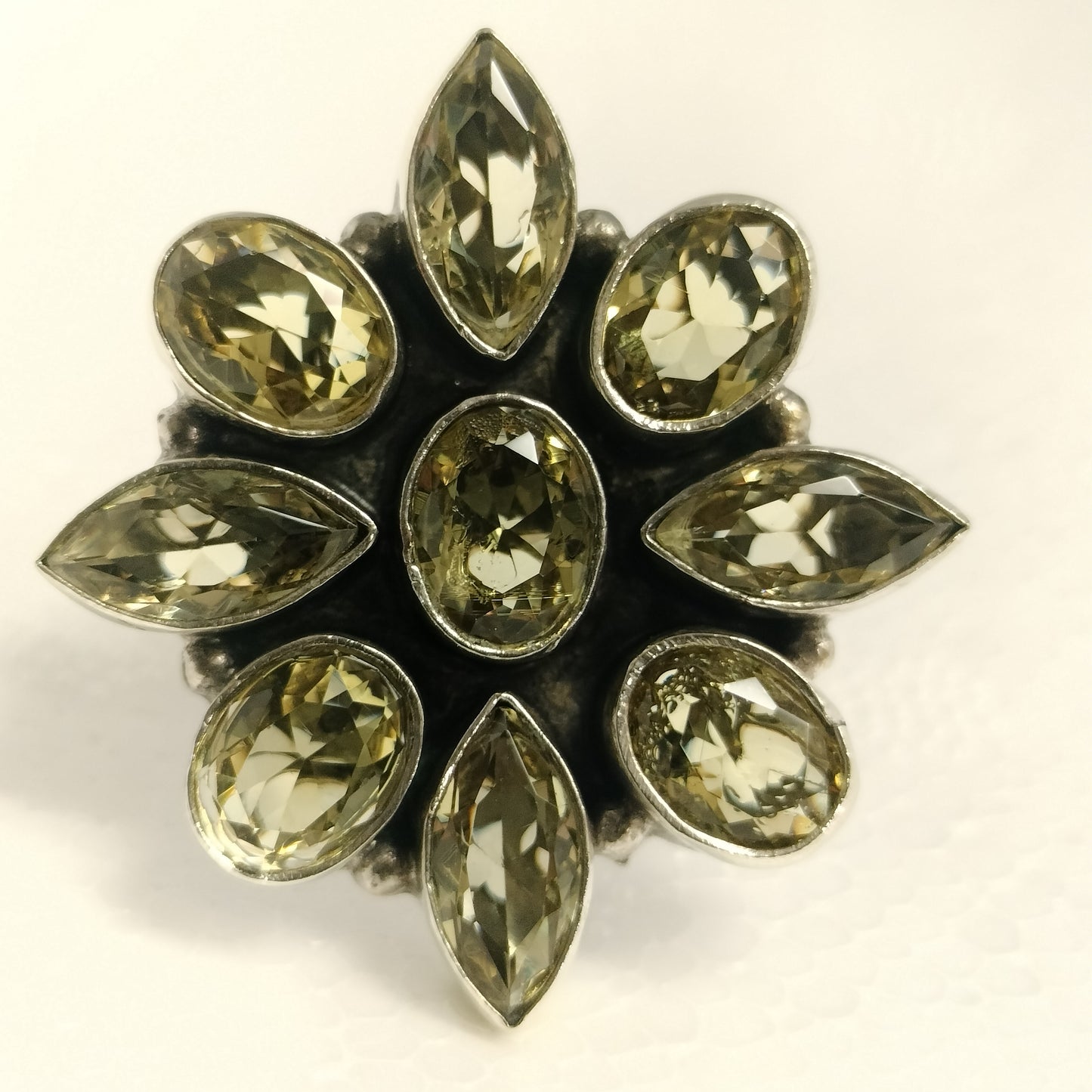Sterling Silver Lemon Quartz Ring