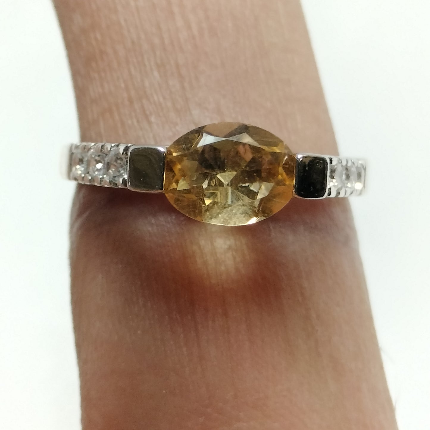 Sterling Silver Cubic Zirconia Ring