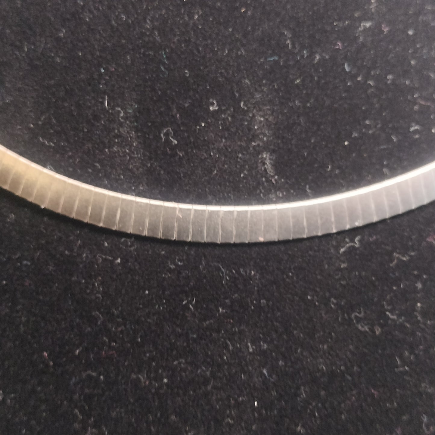 Sterling Silver Omega Necklace
