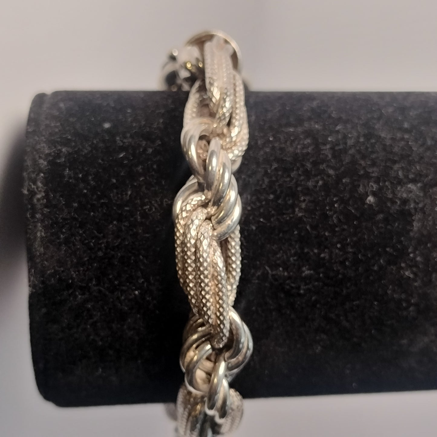 Sterling Silver Figarope Bracelet
