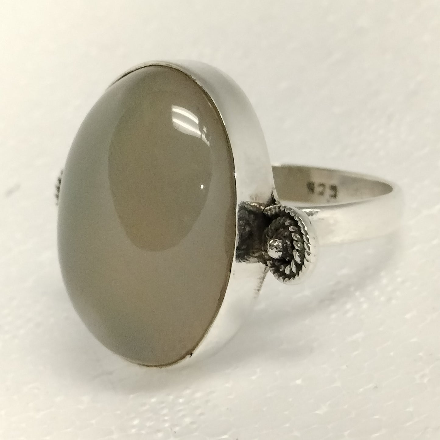 Sterling Silver Agate Ring
