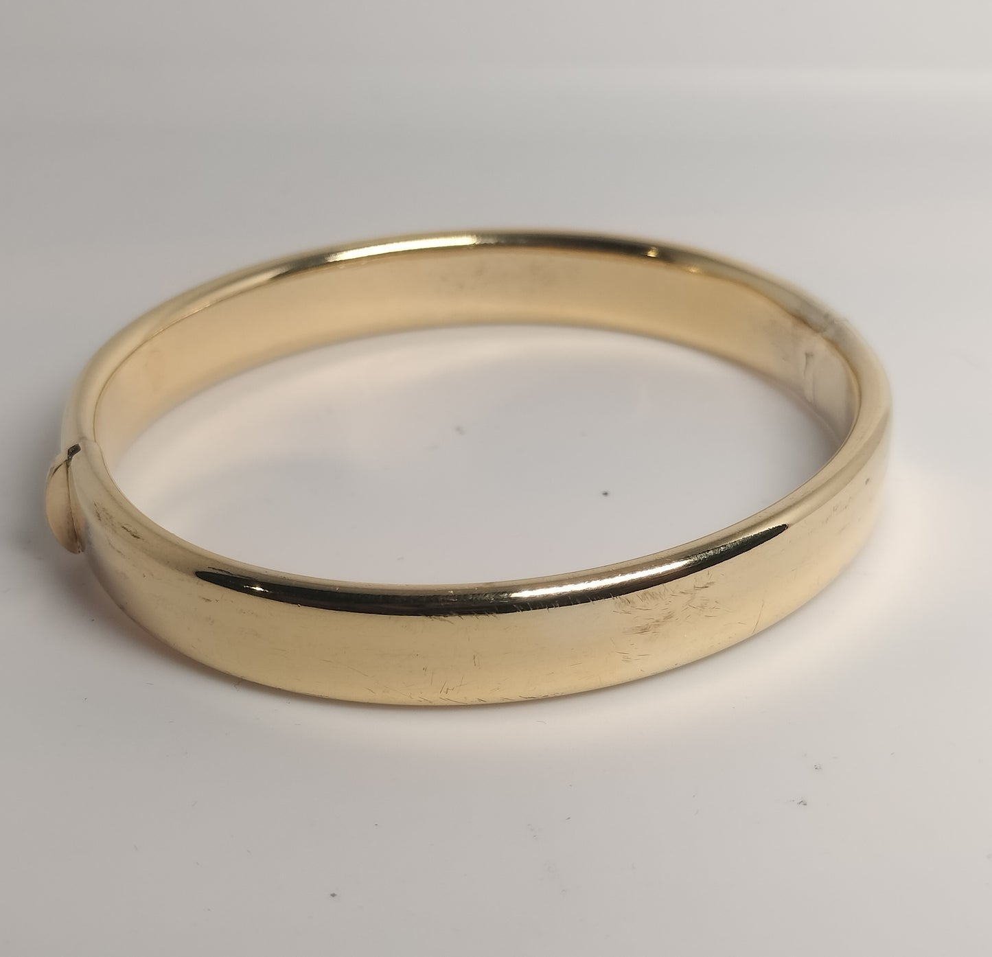 Gold Over Sterling Silver Bangle Bracelet